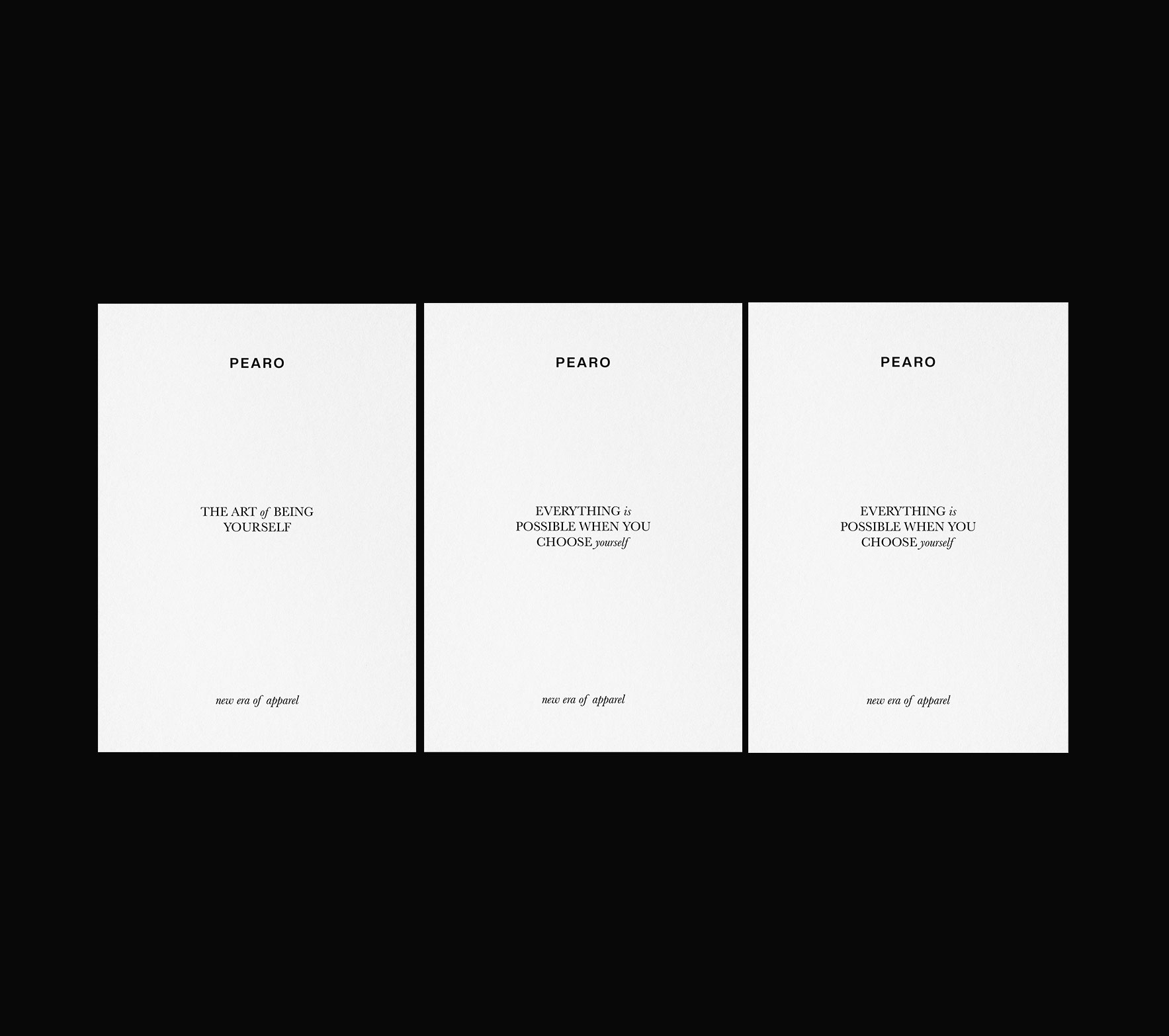 Brand Identity / Fashion / Pearo — Изображение №3 — Брендинг, Графика на Dprofile