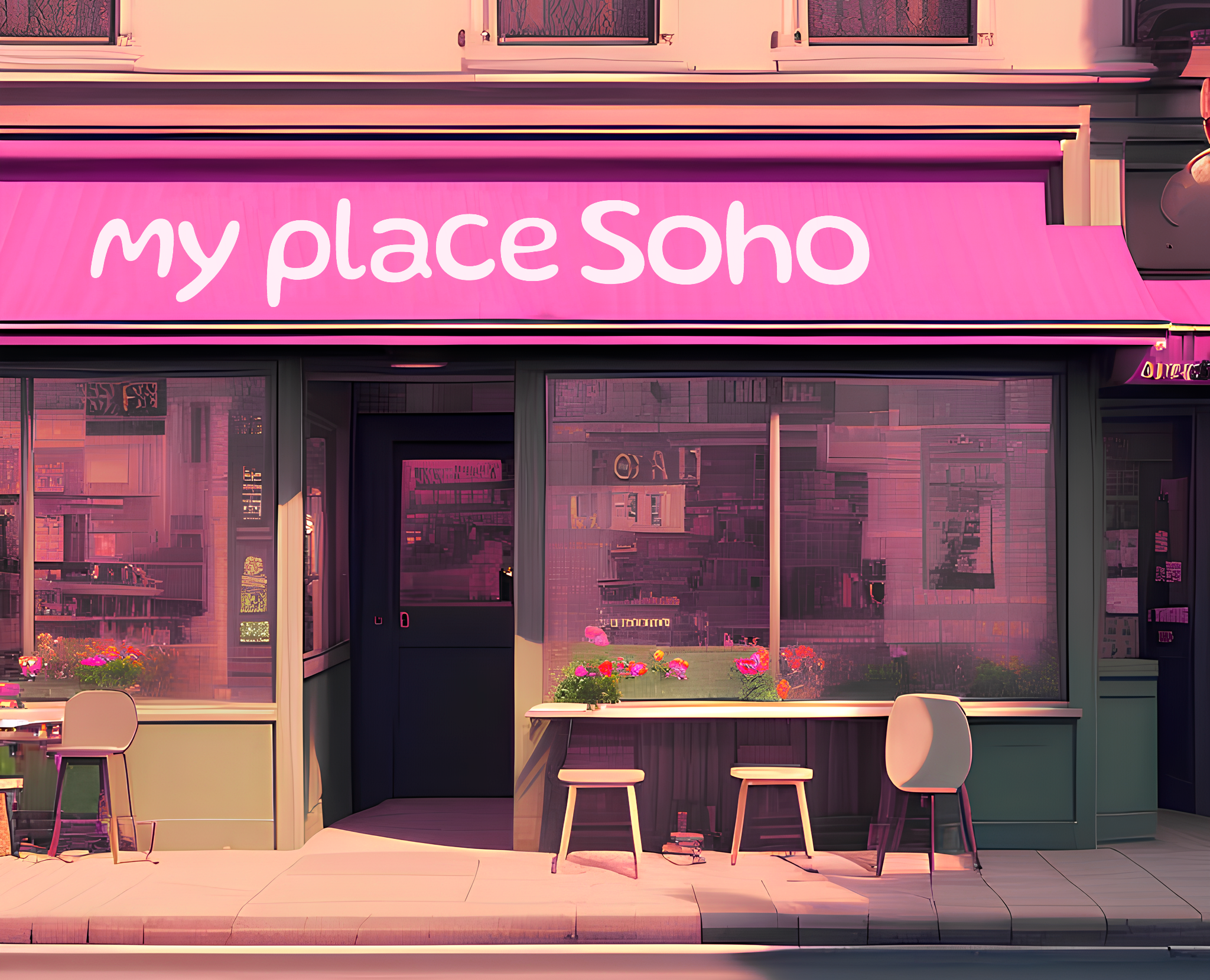 my place Soho — Брендинг, Иллюстрация на Dprofile