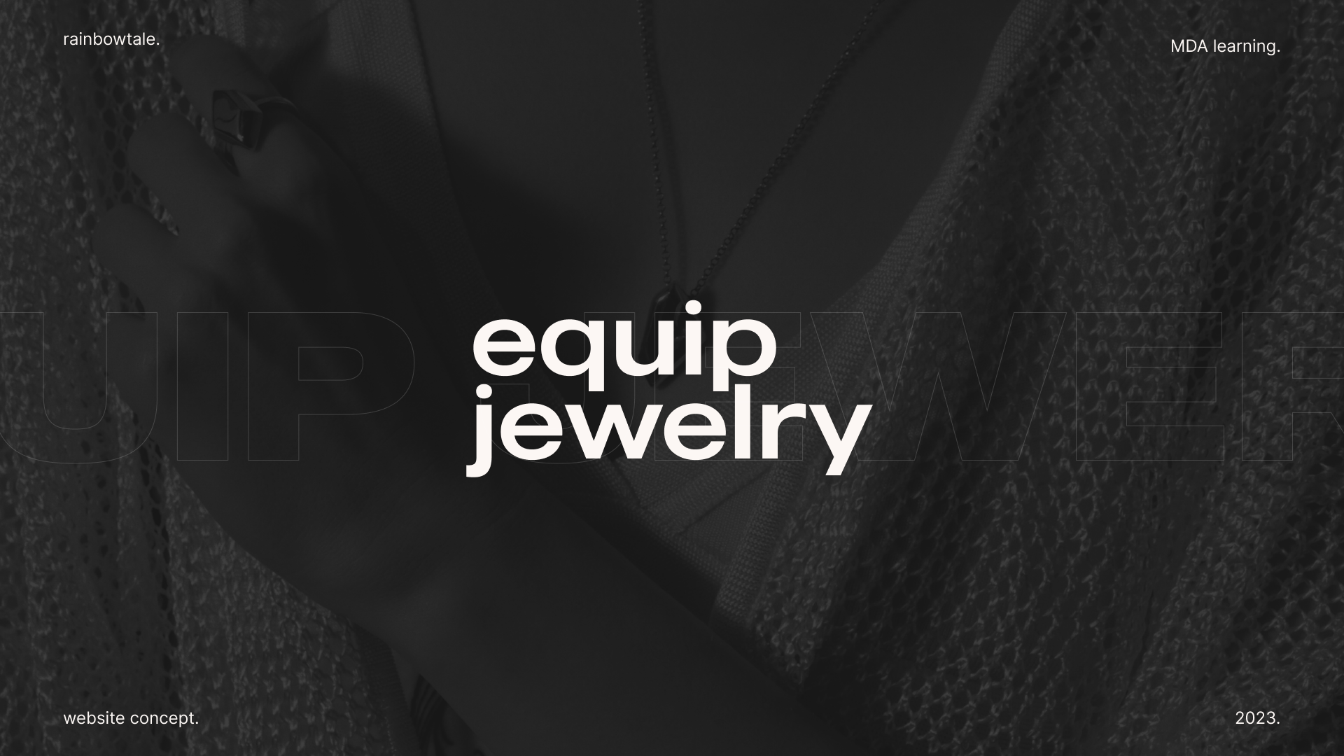 Equip Jewelry store concept. — Изображение №1 — Брендинг, Интерфейсы на Dprofile