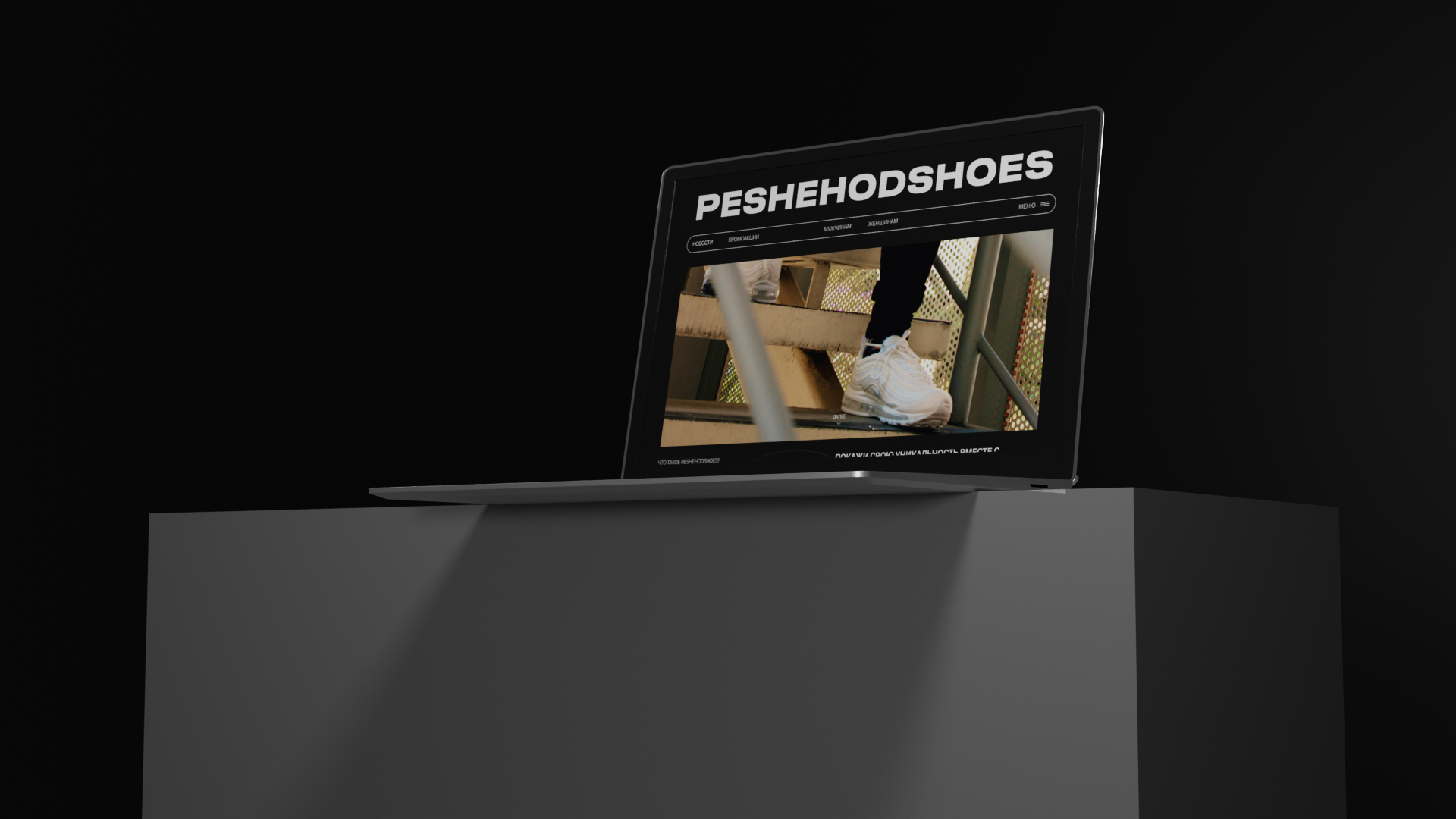 peshehodshoes website concept/// — Изображение №1 — Брендинг, Интерфейсы на Dprofile