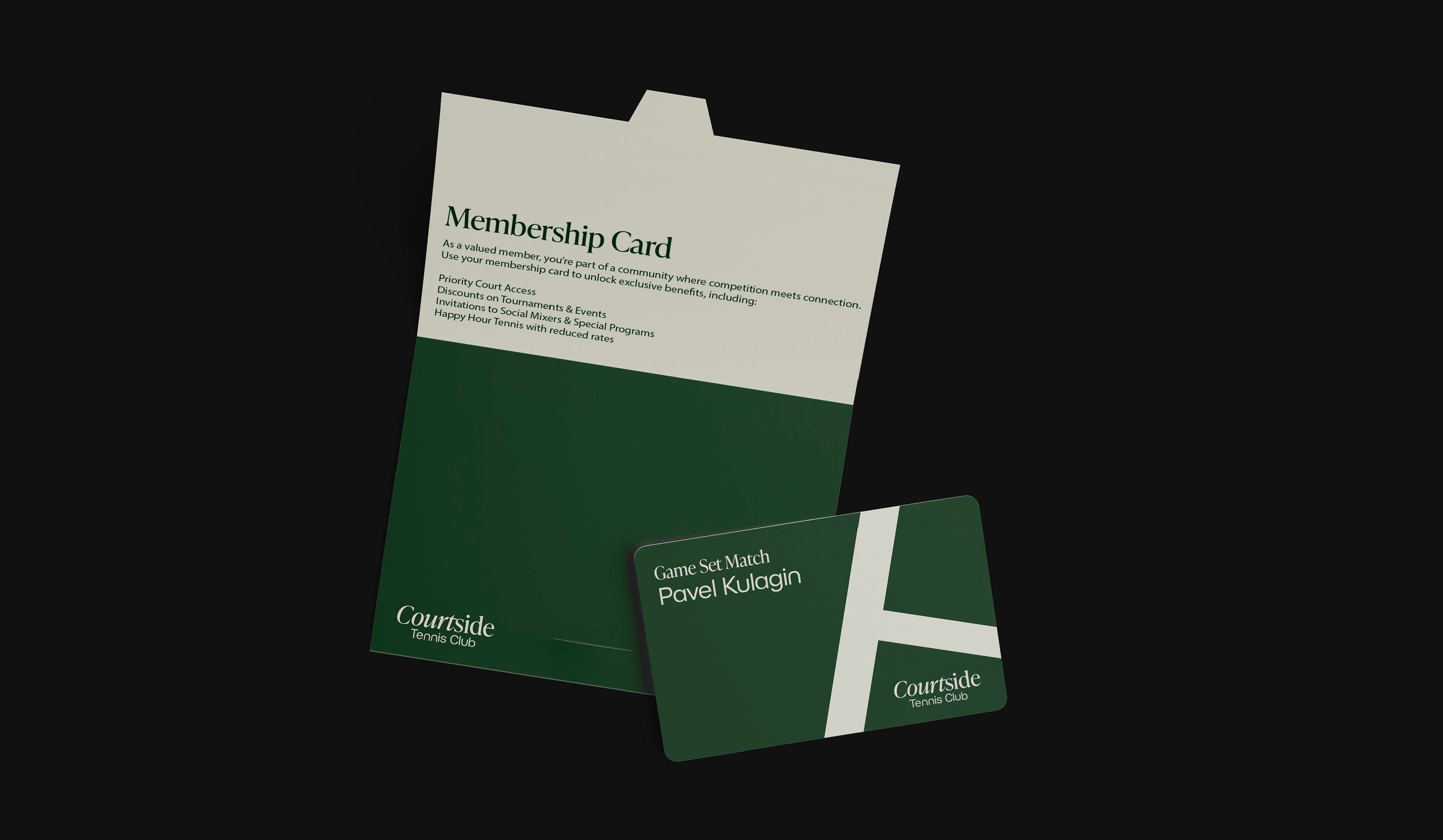 Courtside | Identity for Tennis club — Изображение №10 — Брендинг на Dprofile