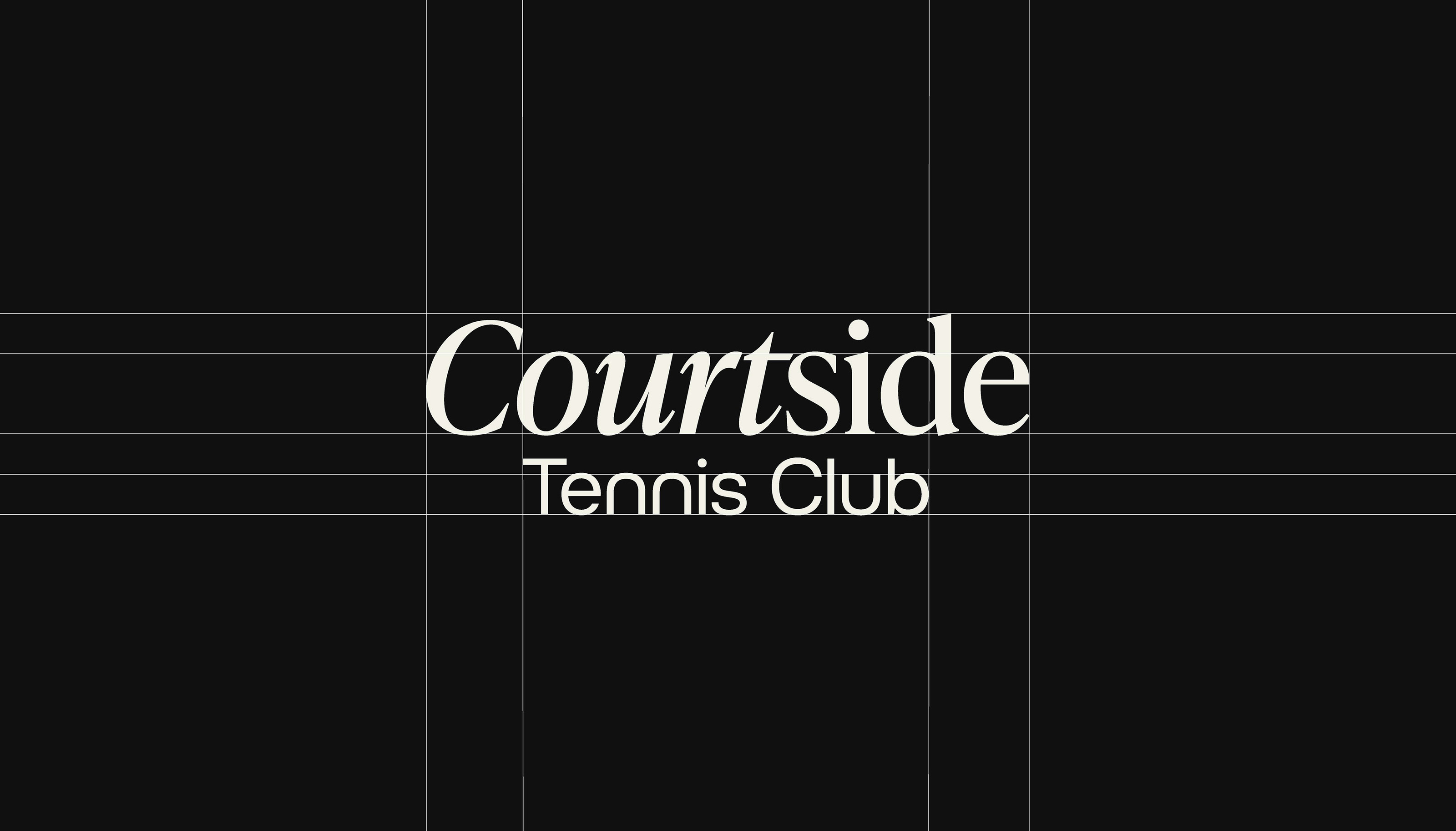 Courtside | Identity for Tennis club — Изображение №3 — Брендинг на Dprofile