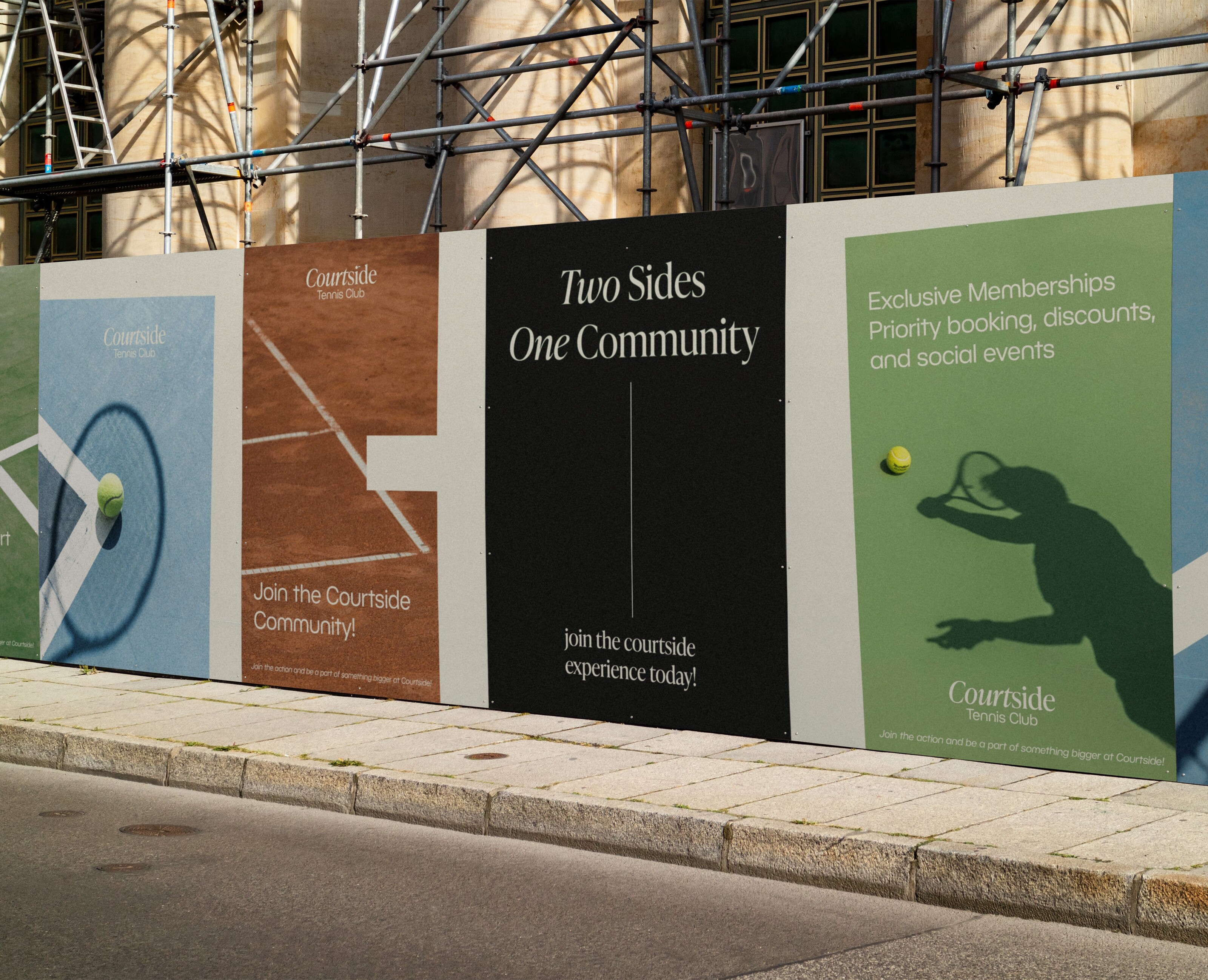Courtside | Identity for Tennis club на Dprofile