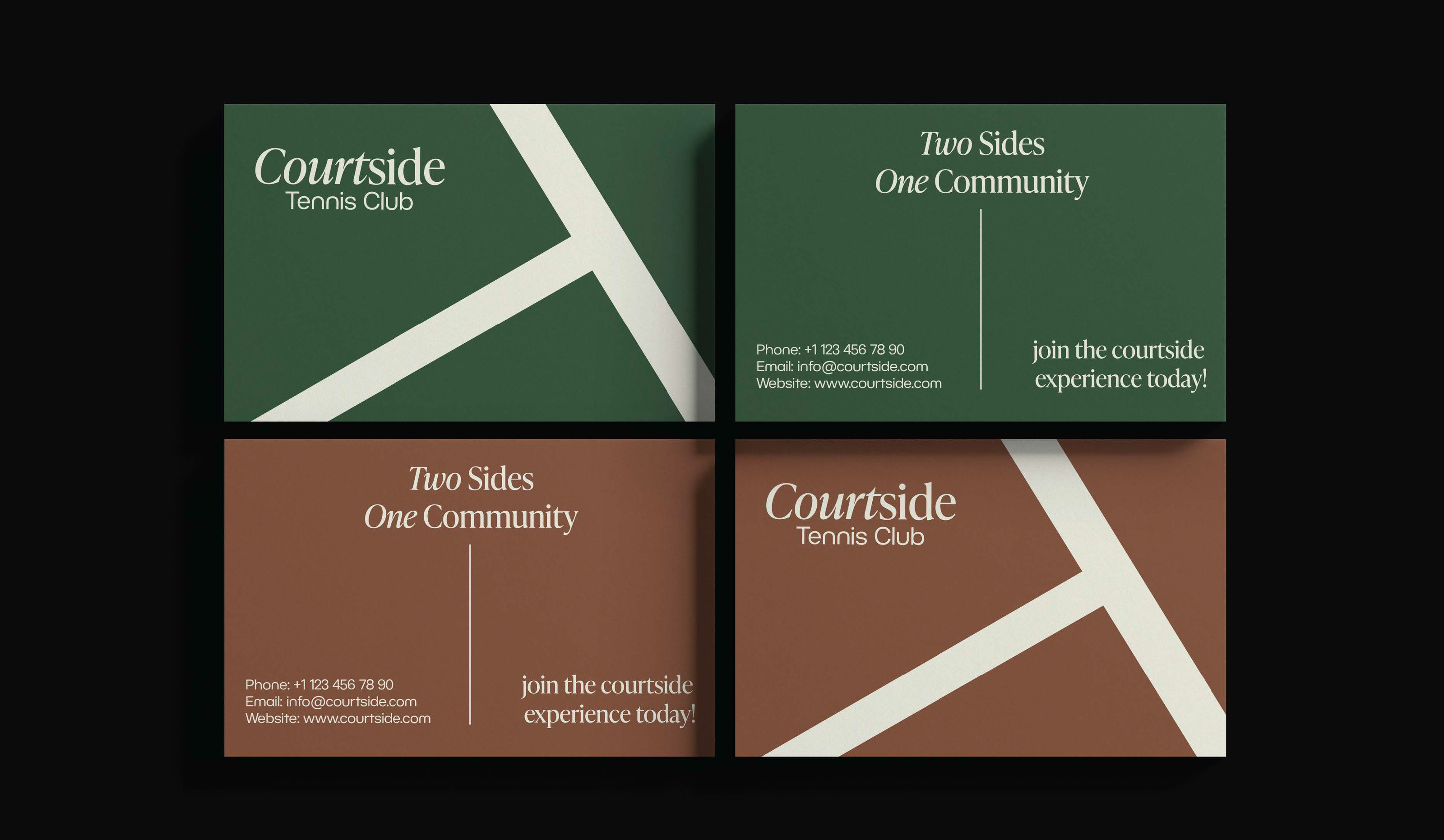 Courtside | Identity for Tennis club — Изображение №8 — Брендинг на Dprofile