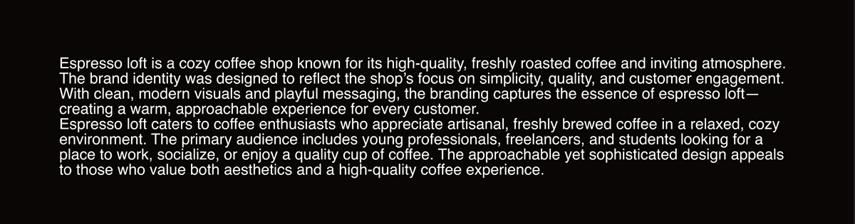 Espresso Loft | Identity for coffeeshop — Изображение №2 — Брендинг на Dprofile