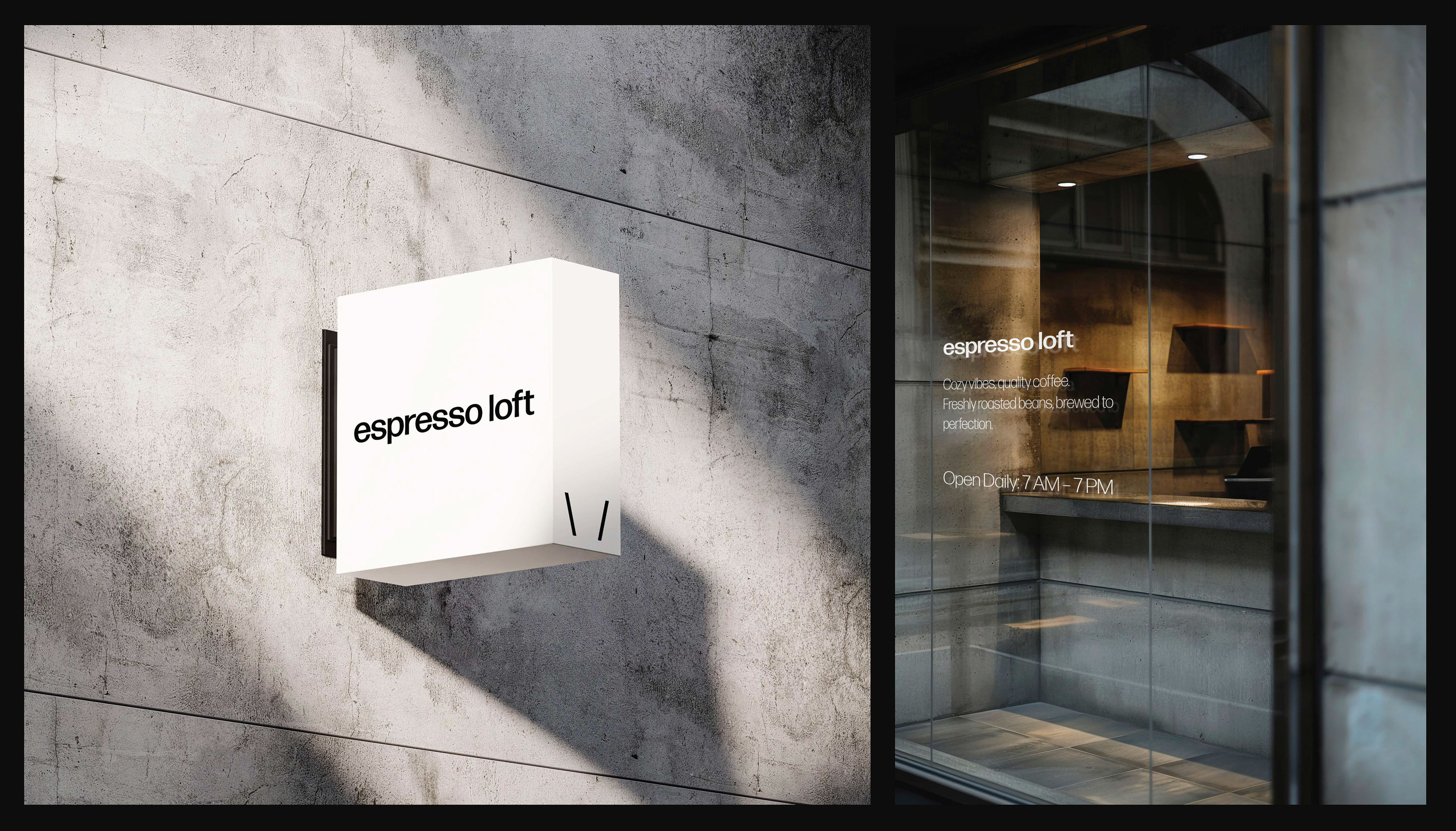 Espresso Loft | Identity for coffeeshop — Изображение №4 — Брендинг на Dprofile