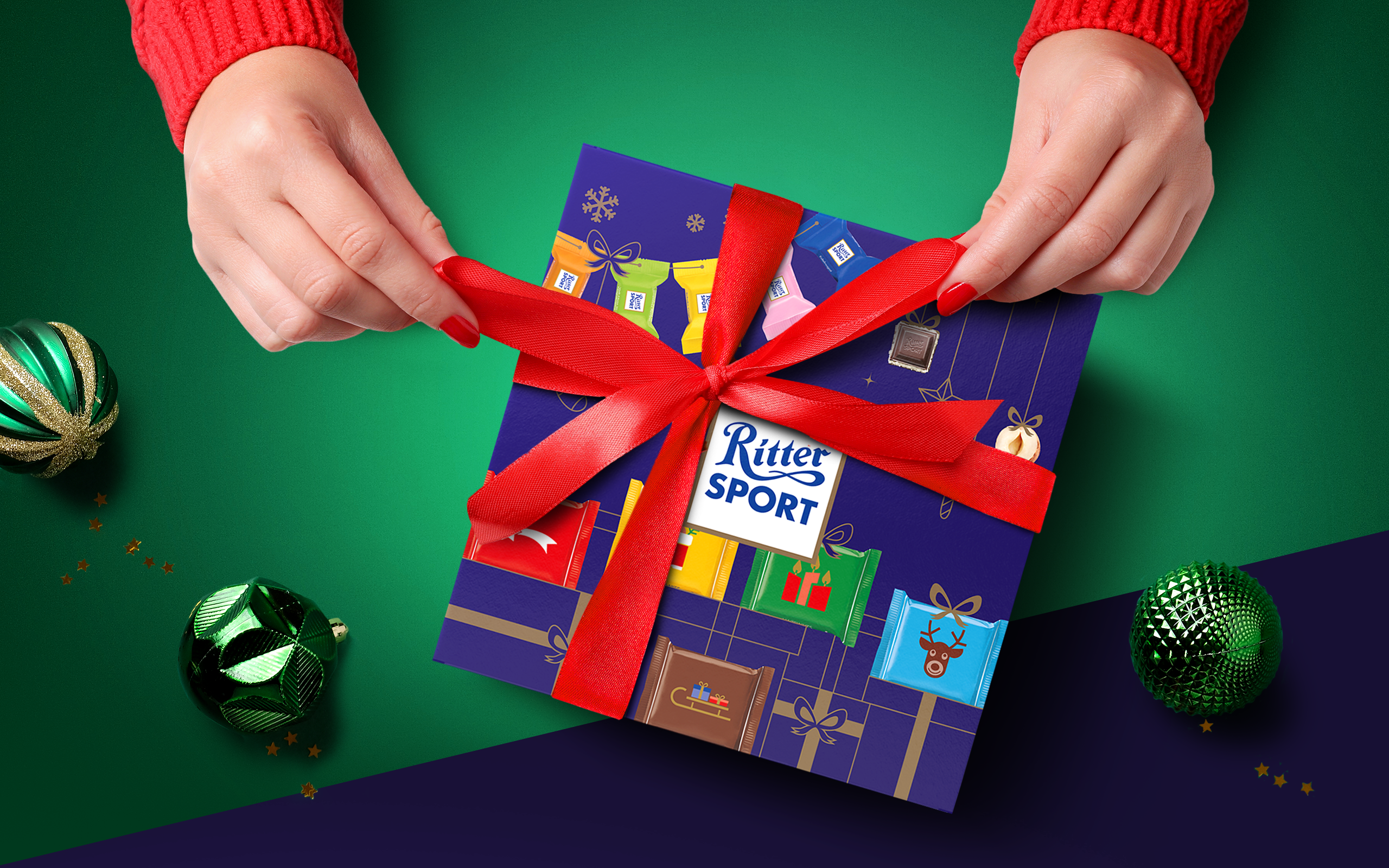 Новогодний Ritter Sport 24 — Изображение №3 — Интерфейсы, Брендинг на Dprofile