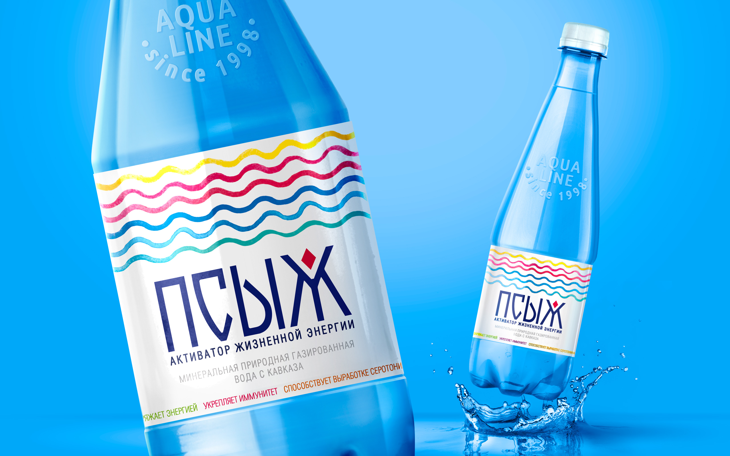 ПСЫЖ - бренд лечебно-столовой воды — Изображение №3 — Брендинг на Dprofile