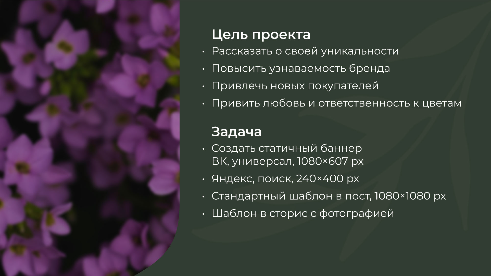 El Flower Farm баннер — Изображение №3 — Маркетинг на Dprofile