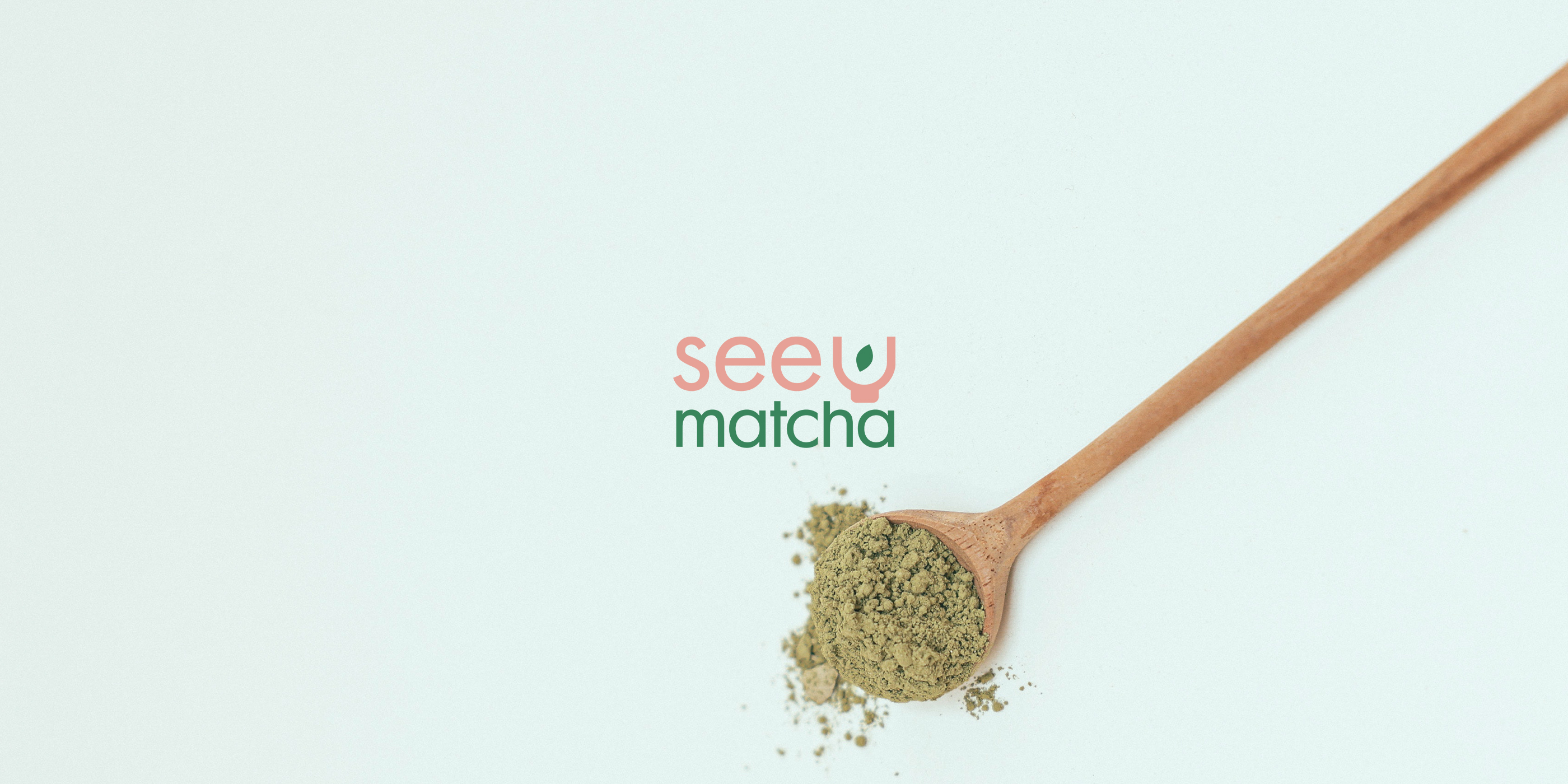 Матча-бар See u matcha, логотип, полиграфия — Изображение №1 — Брендинг на Dprofile