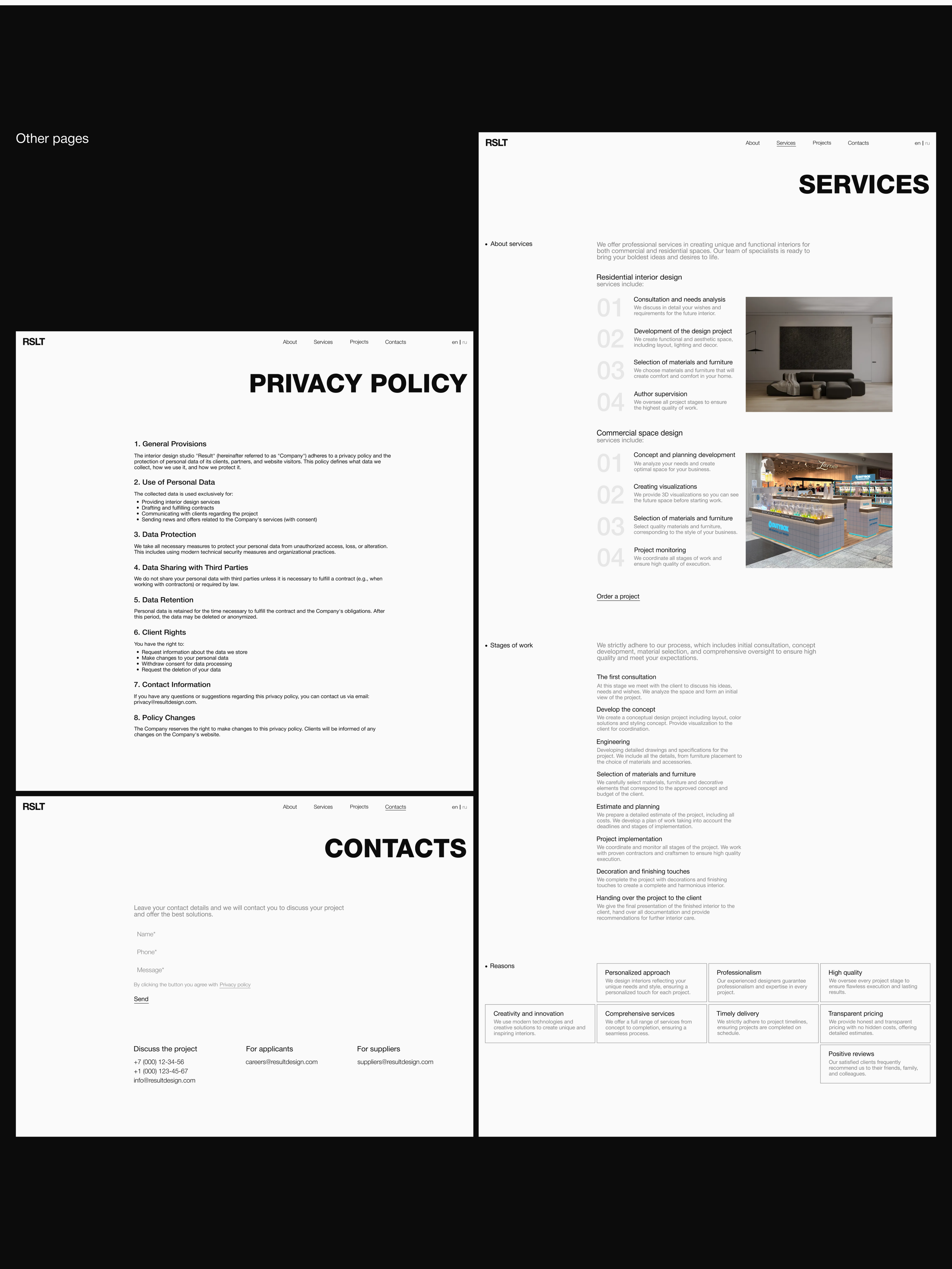 Result - UX/UI concept — Изображение №10 — Интерфейсы на Dprofile