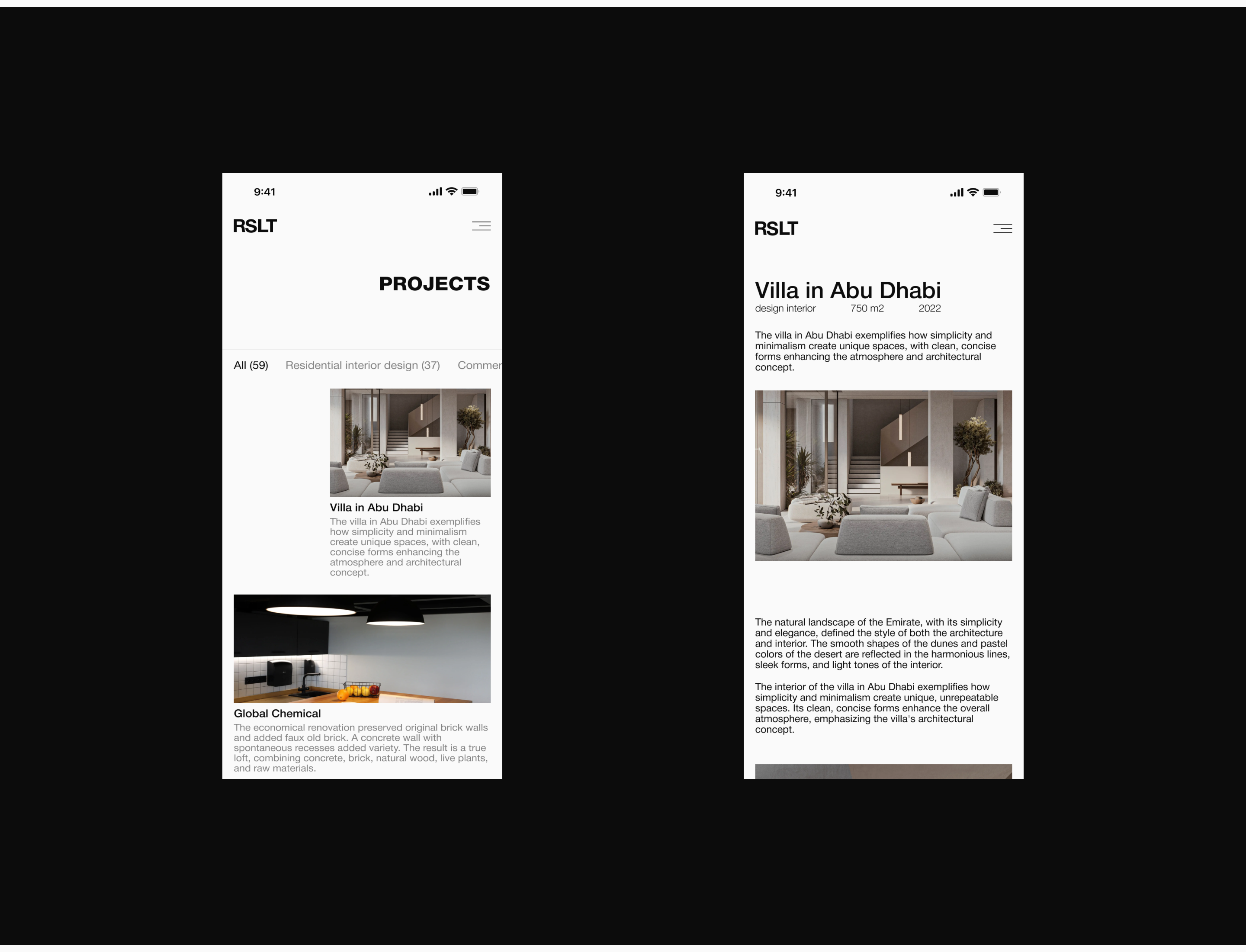 Result - UX/UI concept — Изображение №8 — Интерфейсы на Dprofile