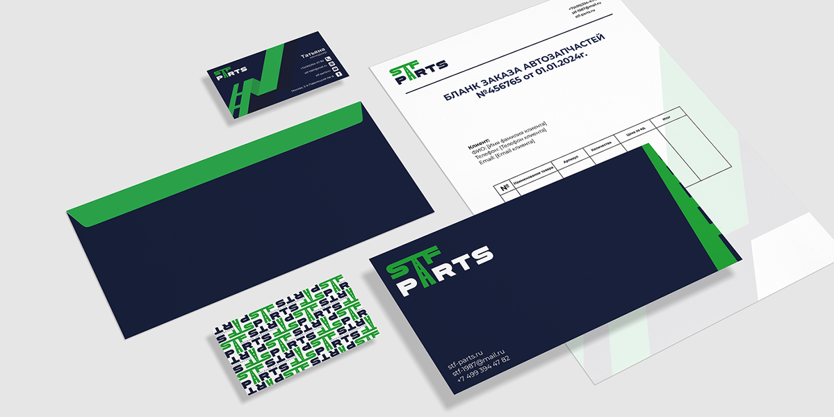 STF-PARTS BRAND CORPORATE IDENTITY AUTO PARTS — Изображение №12 — Брендинг на Dprofile