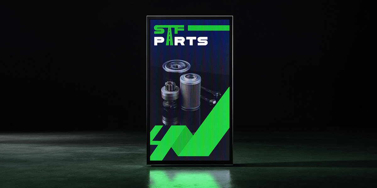 STF-PARTS BRAND CORPORATE IDENTITY AUTO PARTS — Изображение №35 — Брендинг на Dprofile
