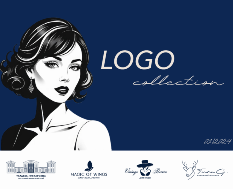 Logo Collection 2024/ Логотипы 2024 — Брендинг на Dprofile