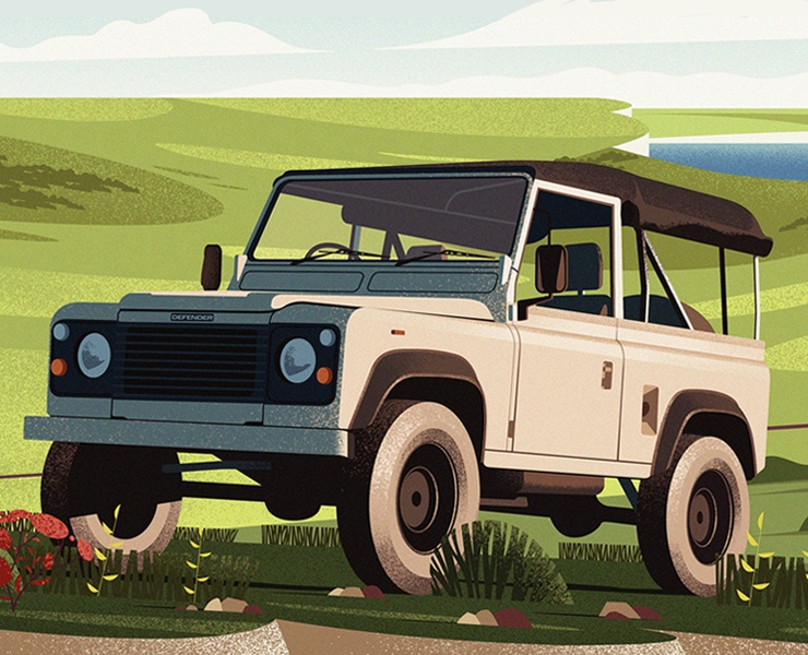 Land Rover Project на Dprofile