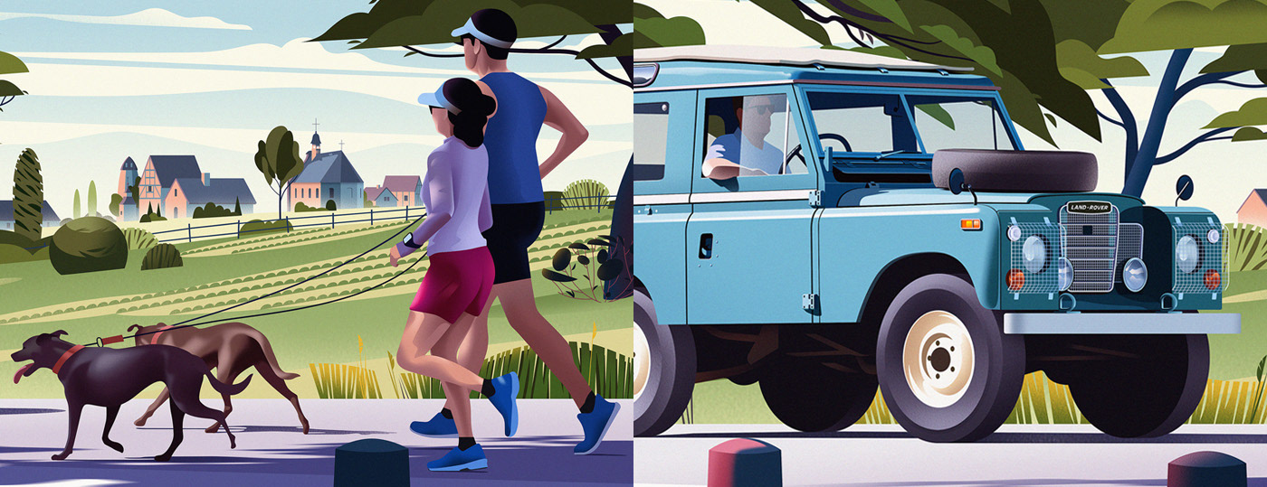 Land Rover Project — Изображение №10 — Иллюстрация на Dprofile
