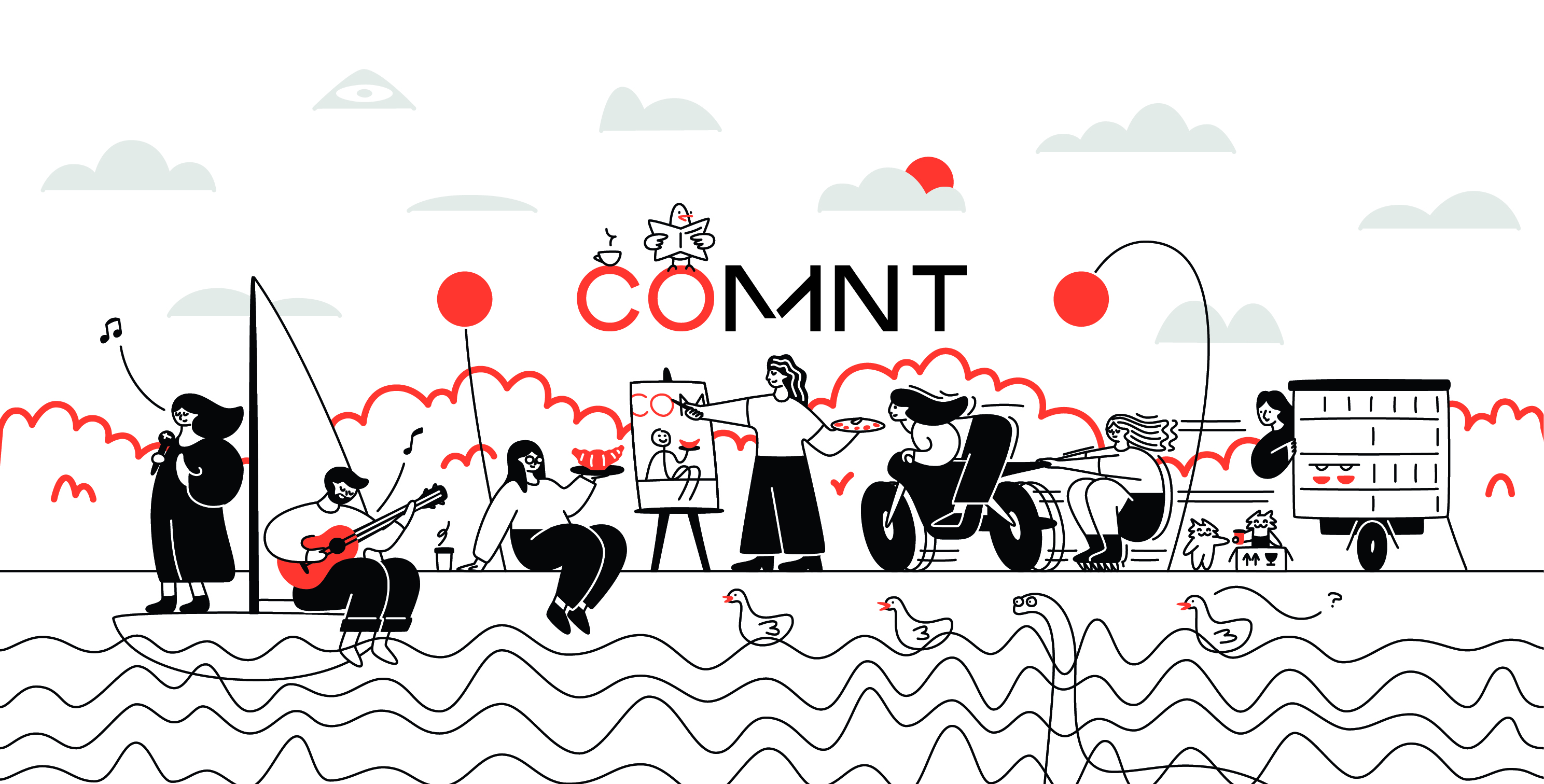 Стаканчики для COMMUNITY — Изображение №4 — Брендинг, Иллюстрация на Dprofile