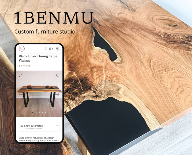 E-commerce ◈ Furniture studio website redesign — Интерфейсы на Dprofile