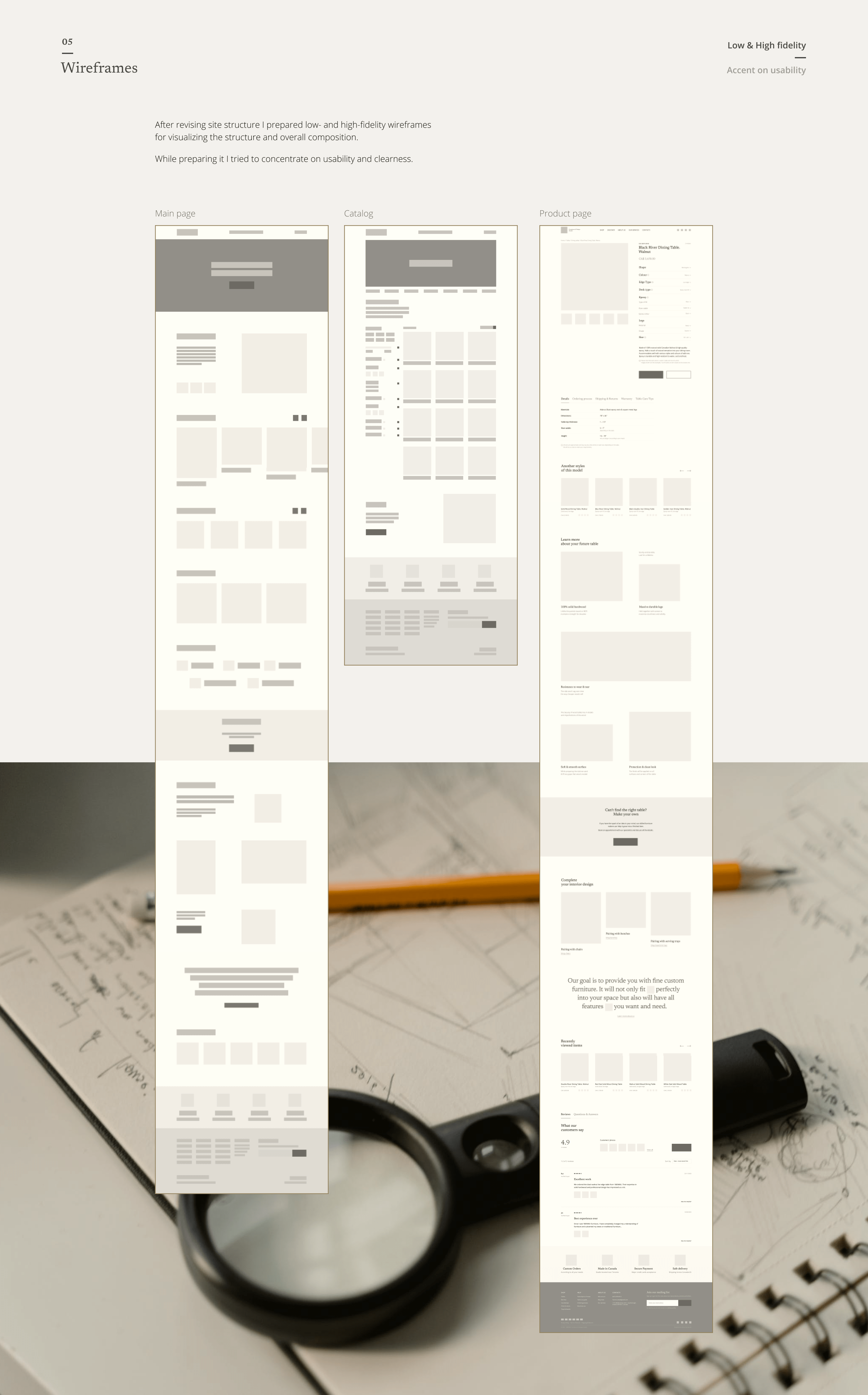 E-commerce ◈ Furniture studio website redesign — Изображение №13 — Интерфейсы на Dprofile