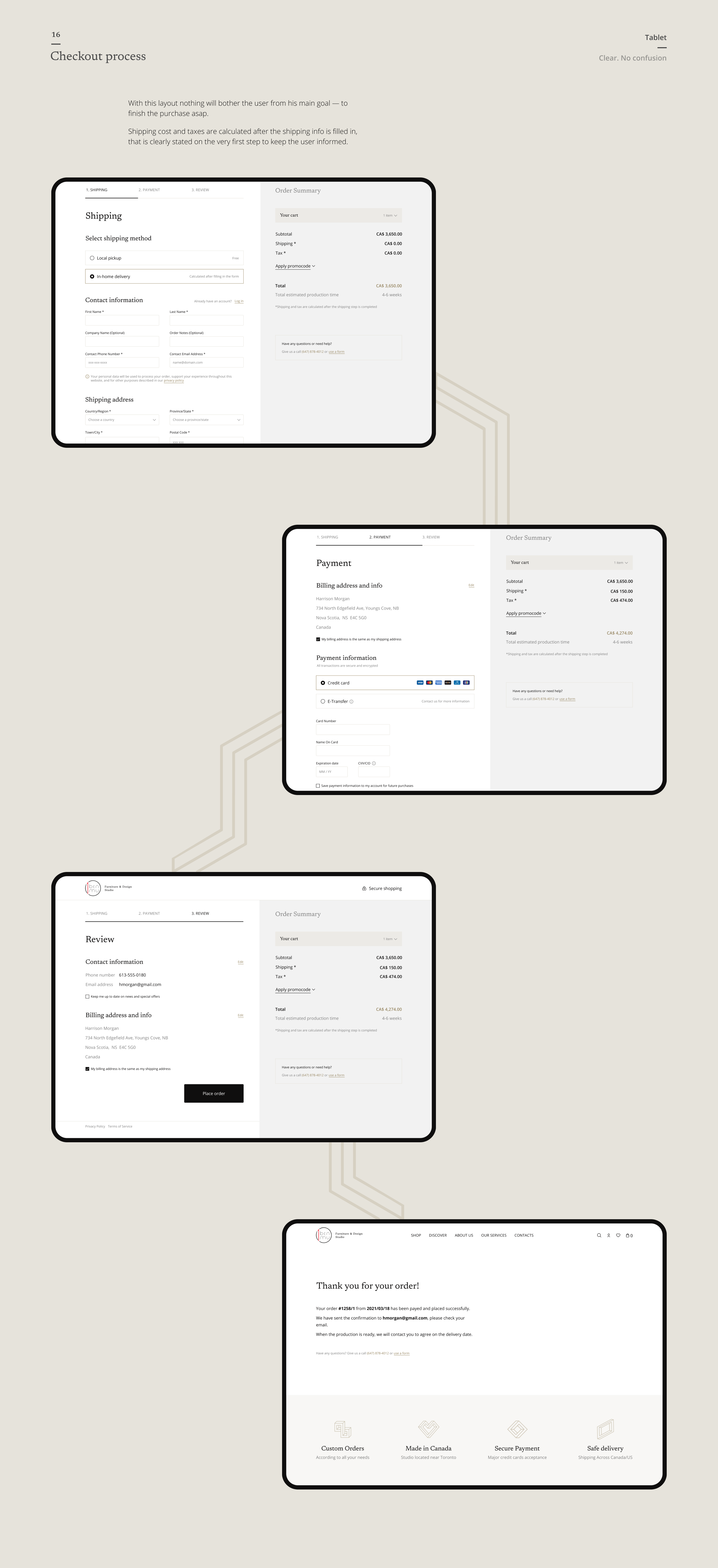 E-commerce ◈ Furniture studio website redesign — Изображение №24 — Интерфейсы на Dprofile