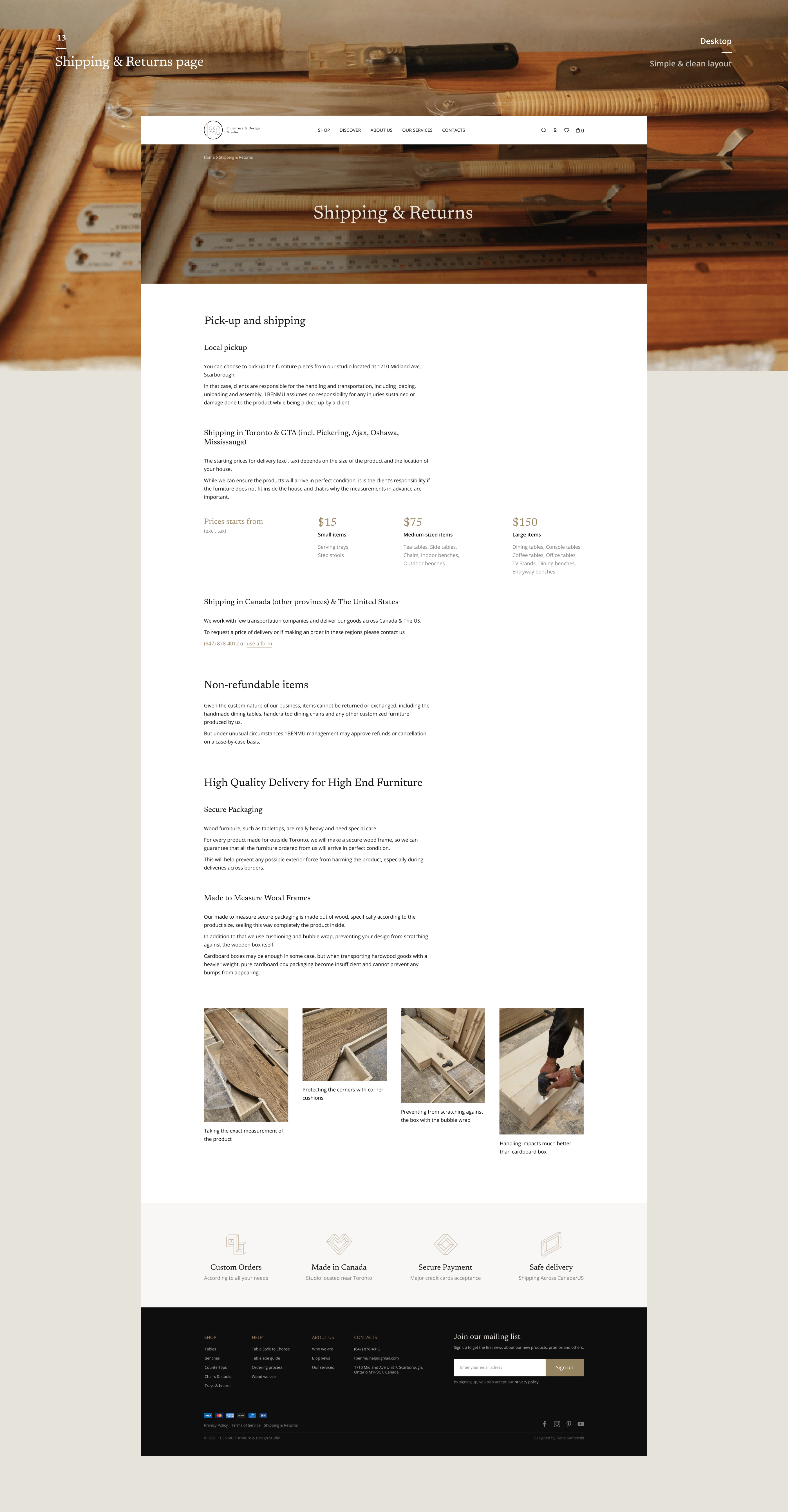 E-commerce ◈ Furniture studio website redesign — Изображение №21 — Интерфейсы на Dprofile
