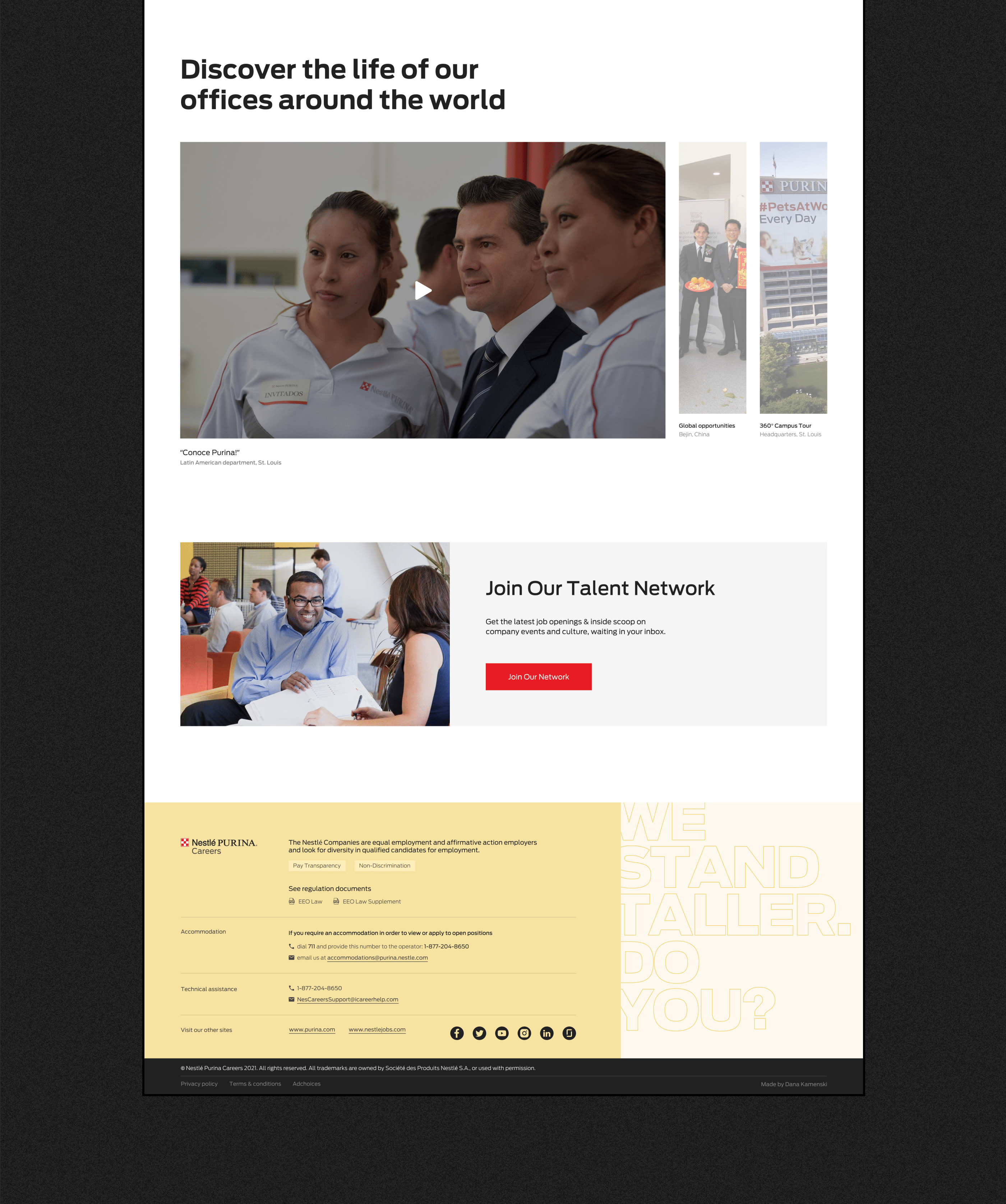 Purina Corporate website UX/UI redesign — Изображение №26 — Интерфейсы, Анимация на Dprofile