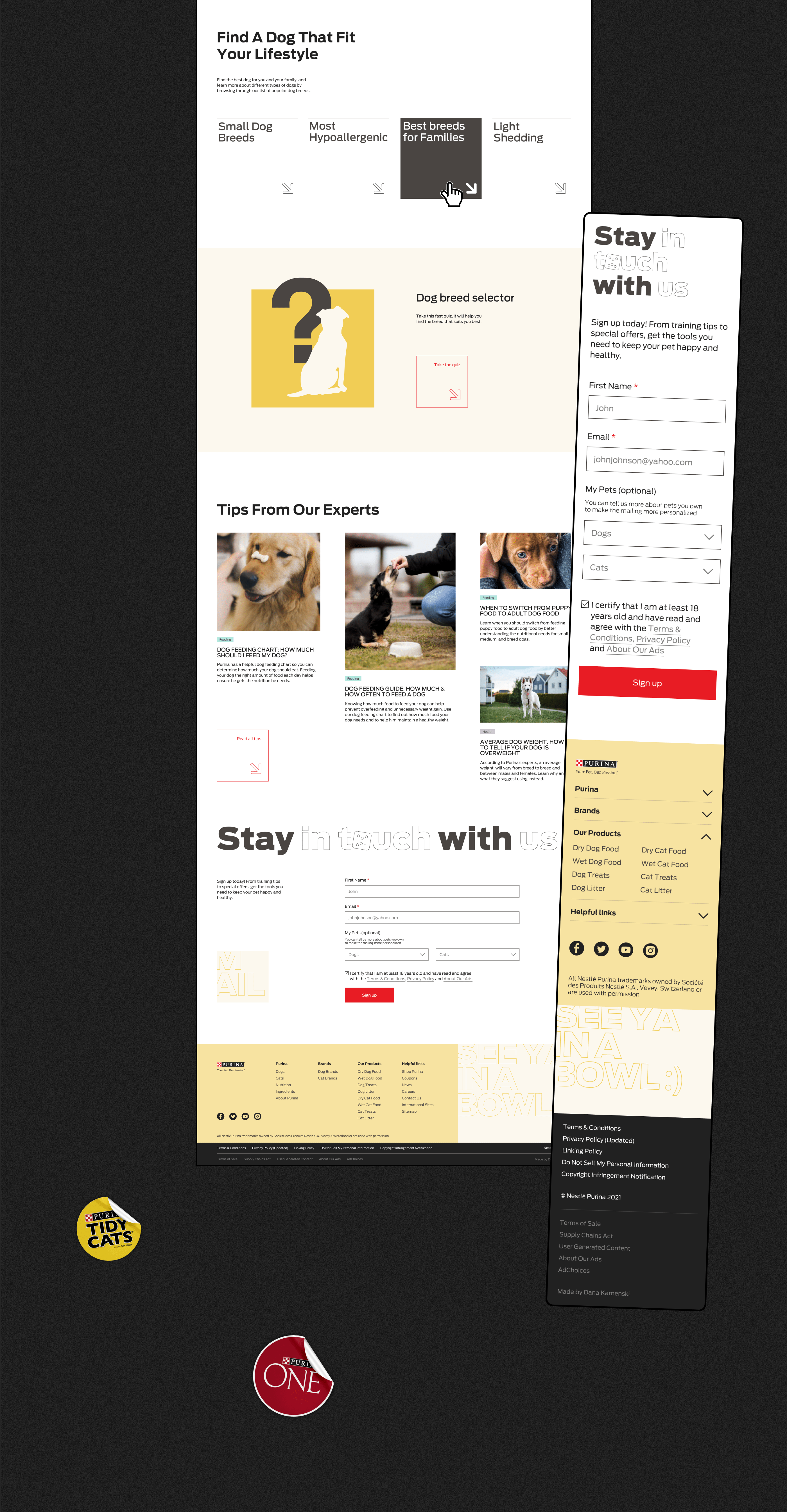 Purina Corporate website UX/UI redesign — Изображение №18 — Интерфейсы, Анимация на Dprofile