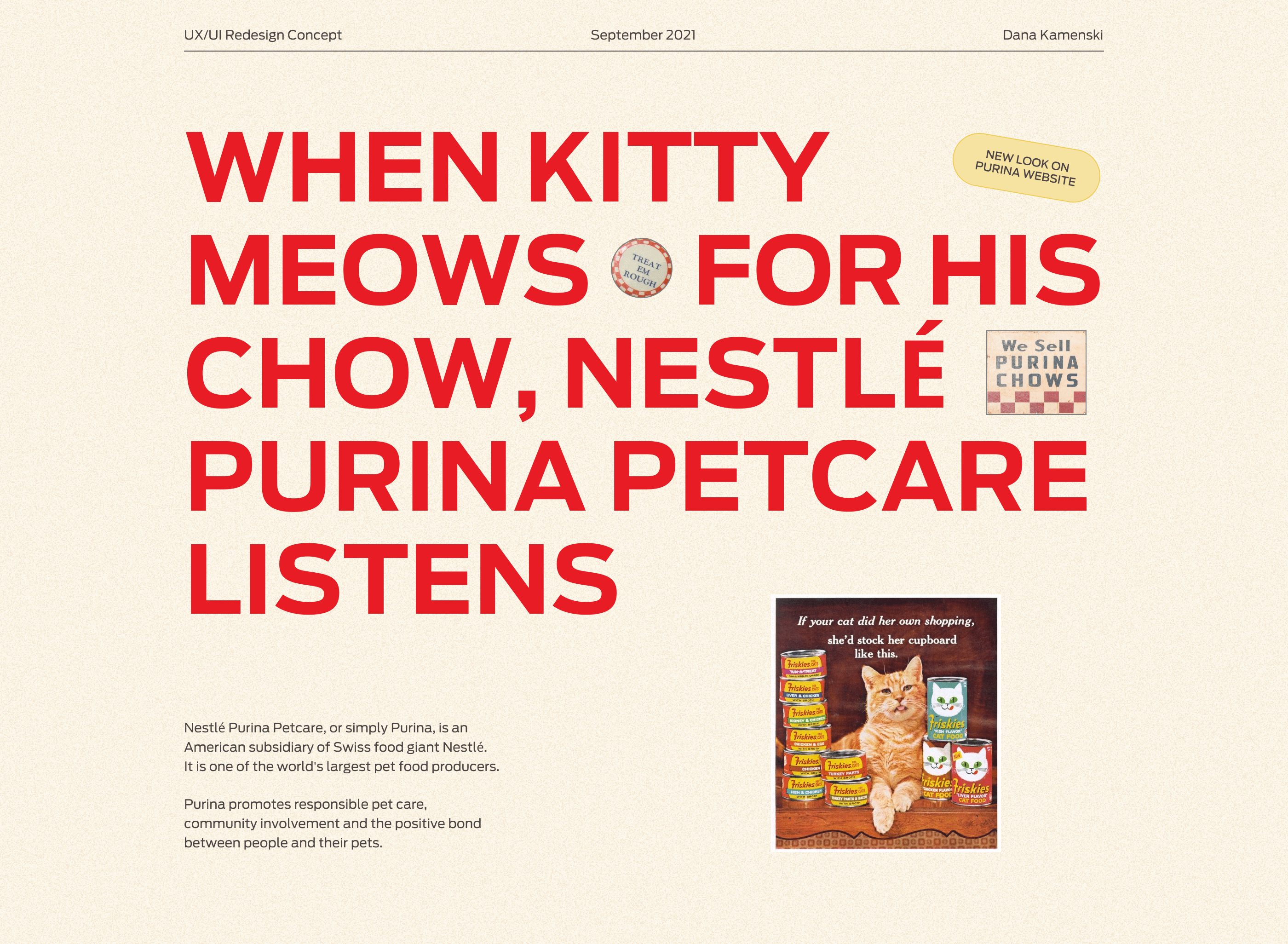 Purina Corporate website UX/UI redesign — Изображение №1 — Интерфейсы, Анимация на Dprofile