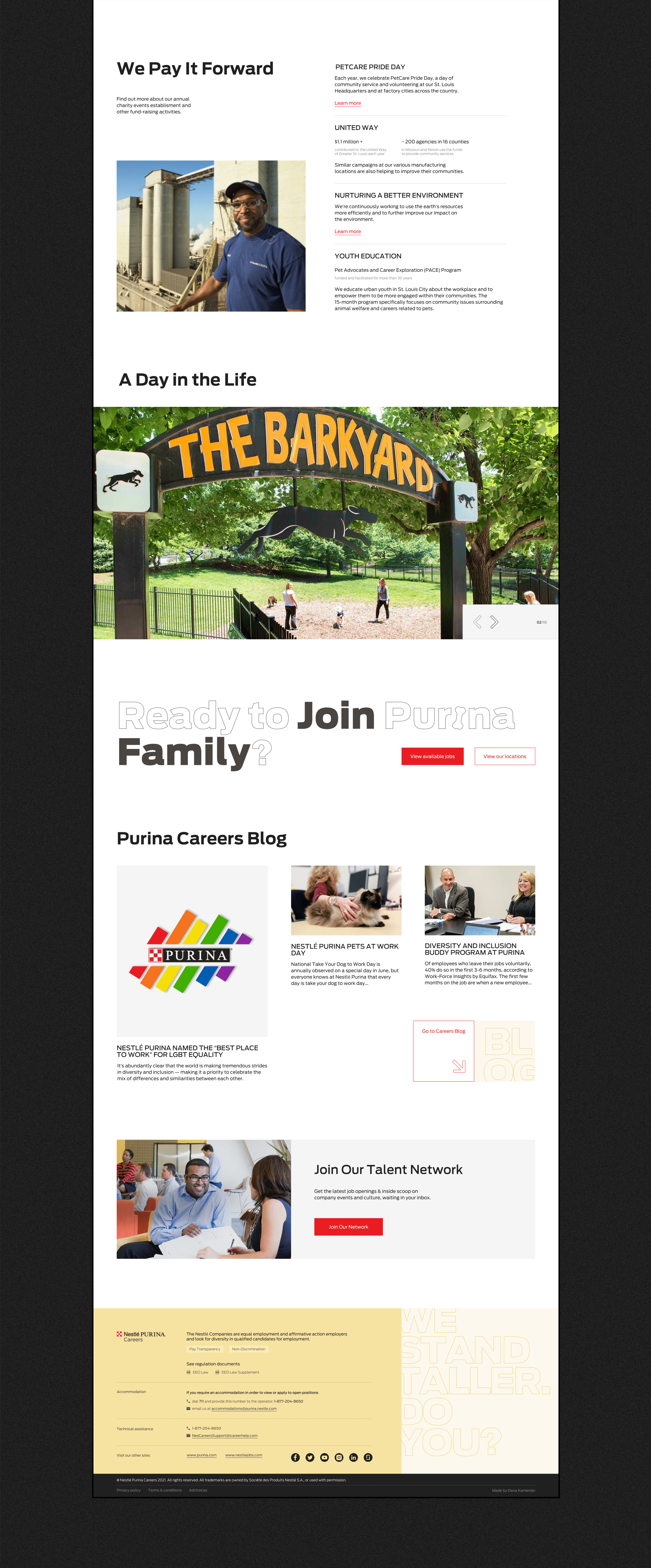 Purina Corporate website UX/UI redesign — Изображение №23 — Интерфейсы, Анимация на Dprofile