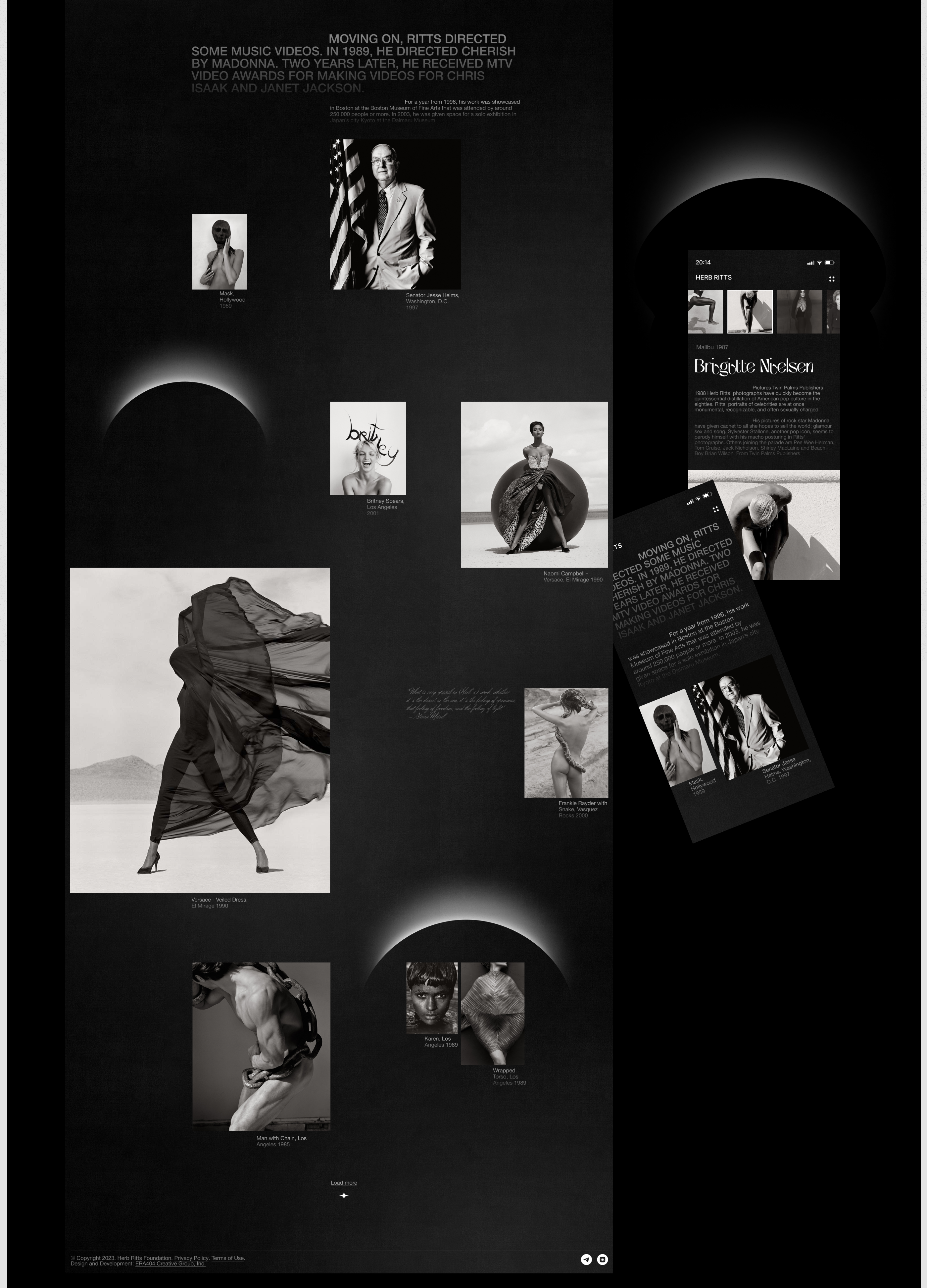 Herb Ritts — Изображение №8 — Интерфейсы, Графика на Dprofile