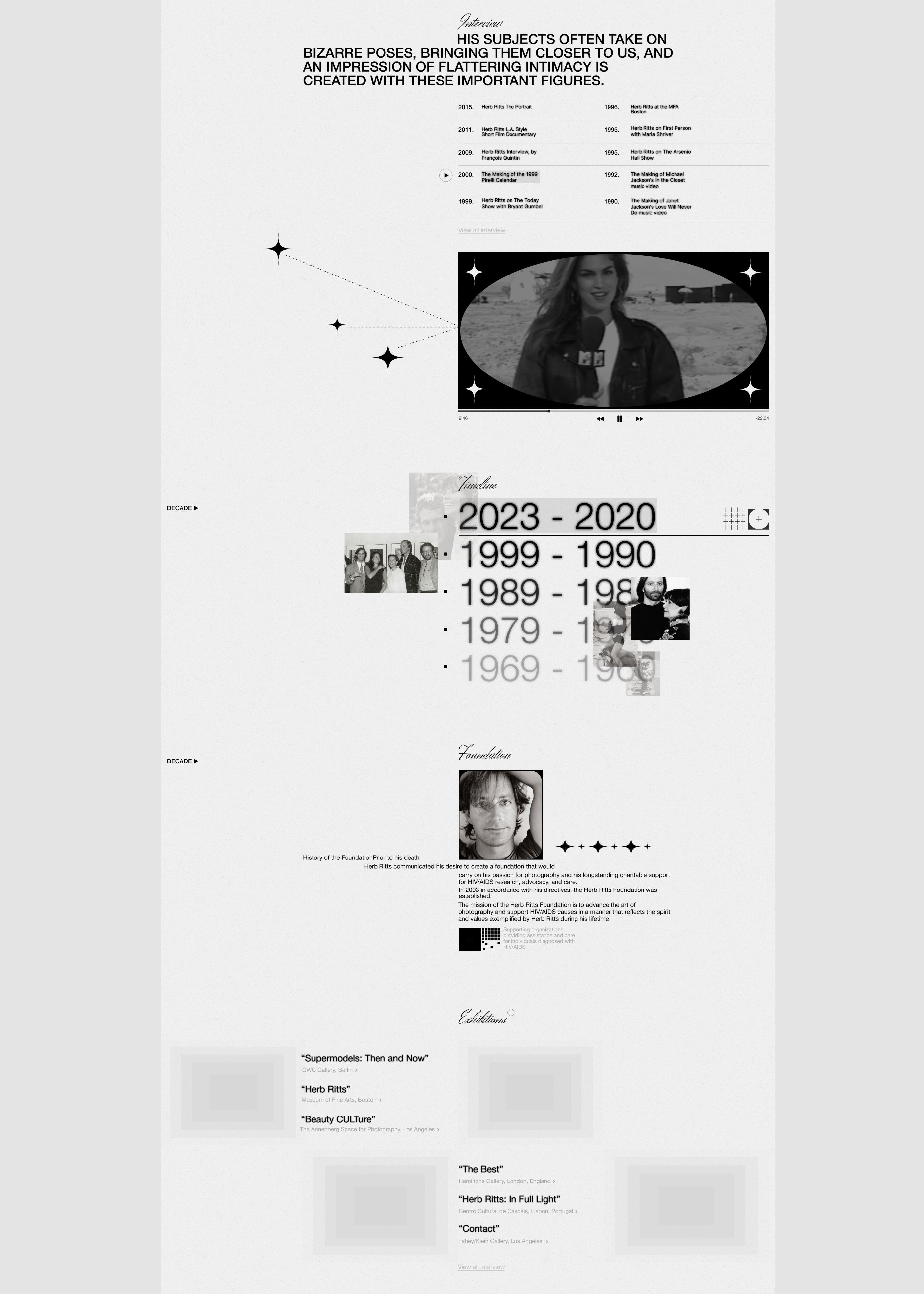Herb Ritts — Изображение №11 — Интерфейсы, Графика на Dprofile