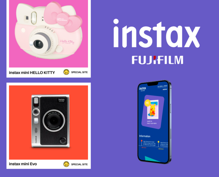 INSTAX website - redesign на Dprofile
