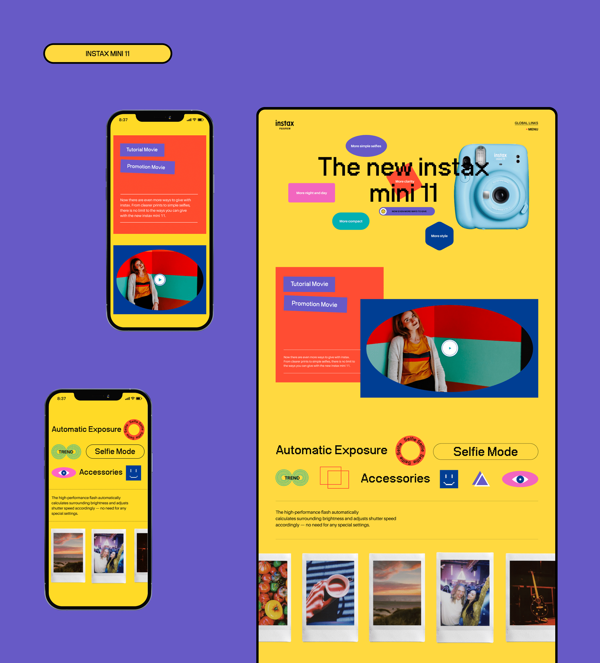 INSTAX website - redesign — Изображение №13 — Интерфейсы, Графика на Dprofile