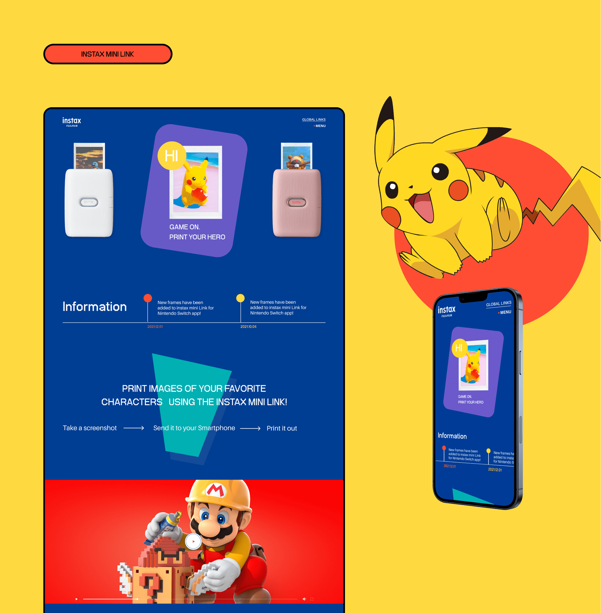 INSTAX website - redesign — Изображение №7 — Интерфейсы, Графика на Dprofile