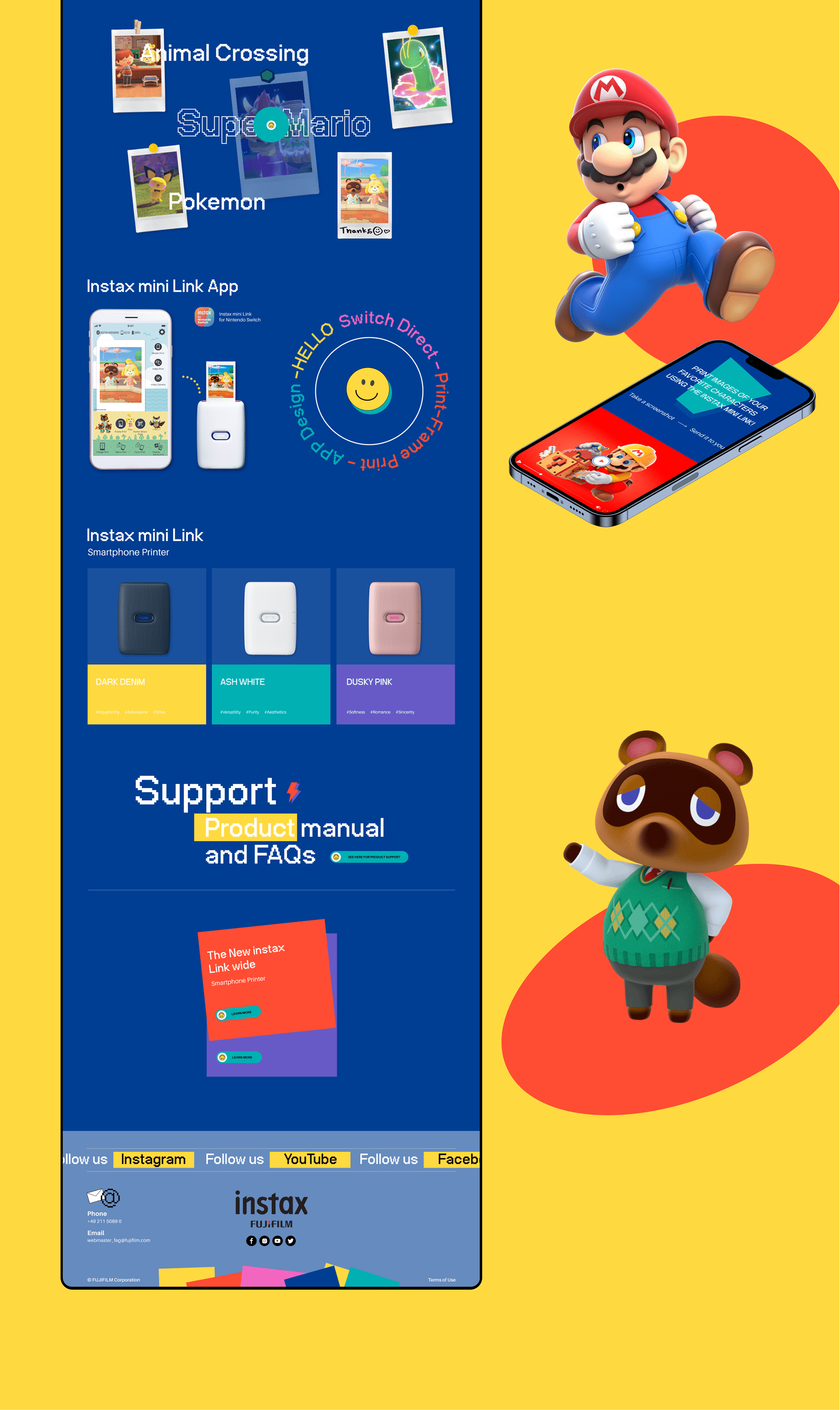 INSTAX website - redesign — Изображение №8 — Интерфейсы, Графика на Dprofile