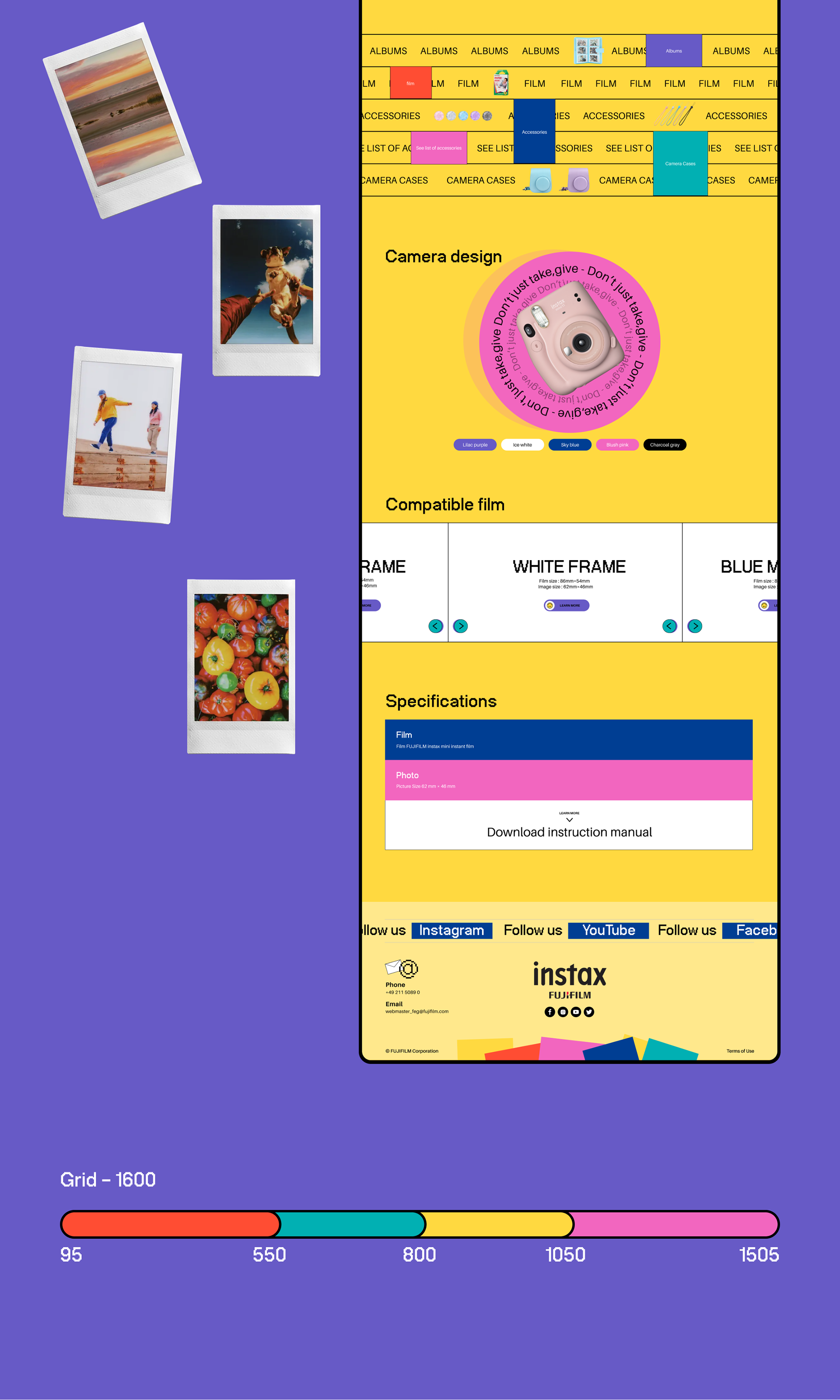 INSTAX website - redesign — Изображение №14 — Интерфейсы, Графика на Dprofile