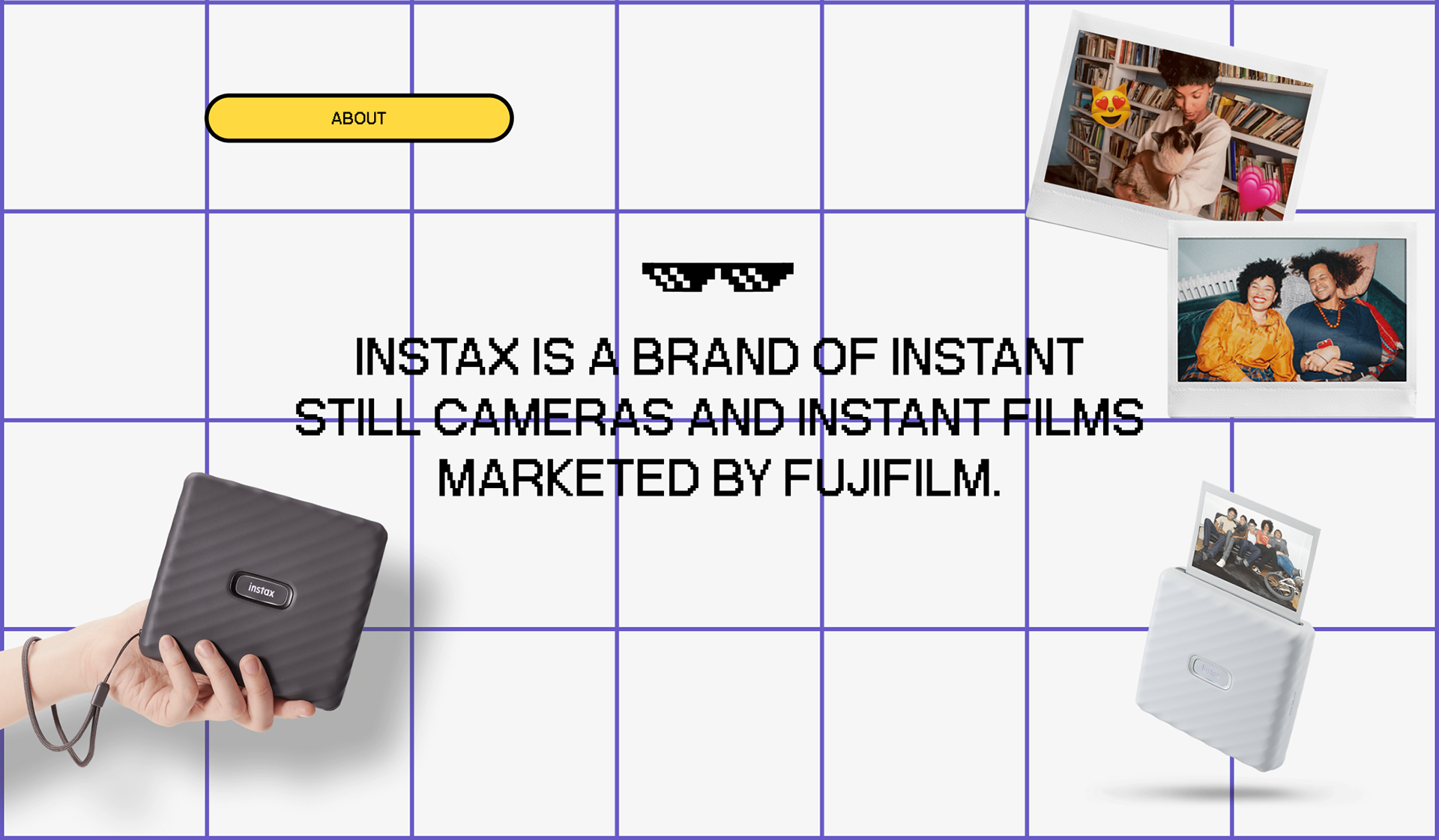 INSTAX website - redesign — Изображение №2 — Интерфейсы, Графика на Dprofile