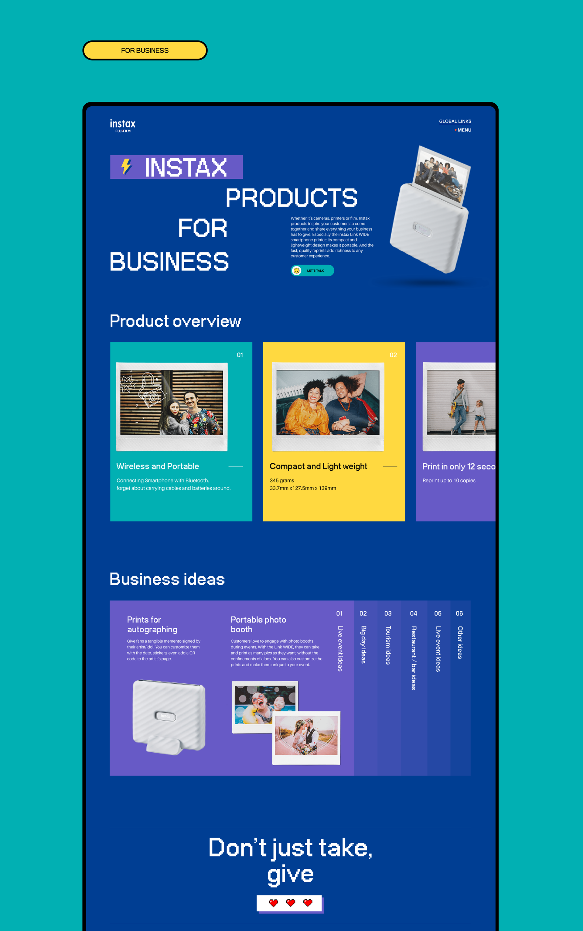 INSTAX website - redesign — Изображение №15 — Интерфейсы, Графика на Dprofile