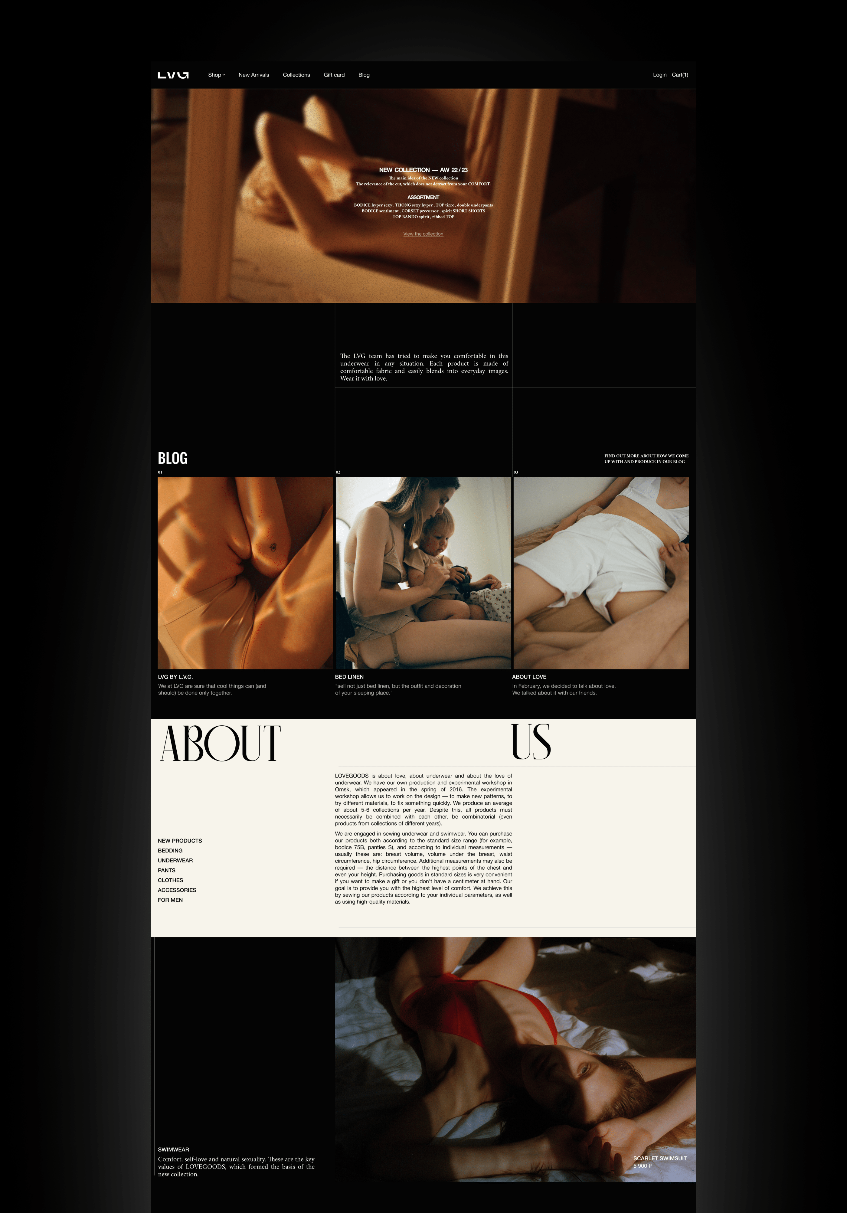 Lovegoods_Redesign — Изображение №2 — Интерфейсы, Графика на Dprofile
