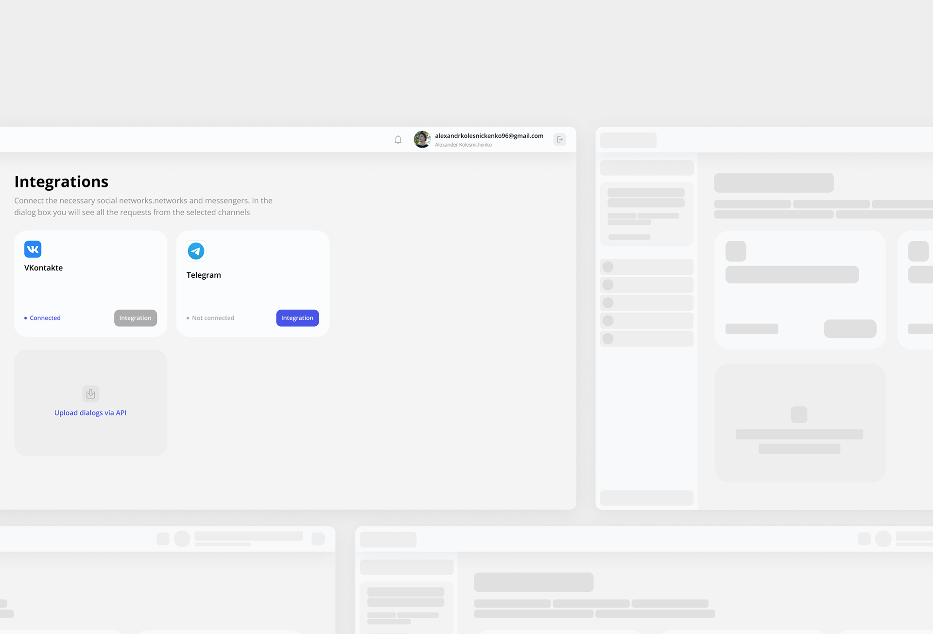 IGENT - CRM service with built in AI — Изображение №10 — Интерфейсы на Dprofile