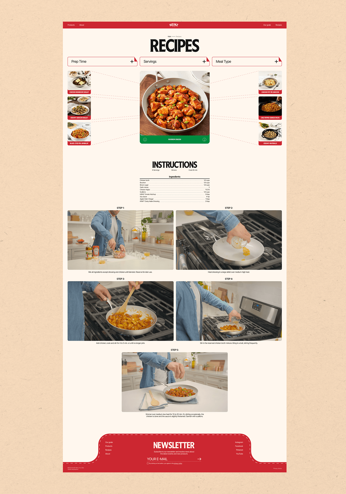 HEINZ | Corporate Website — Изображение №17 — Интерфейсы, Брендинг на Dprofile