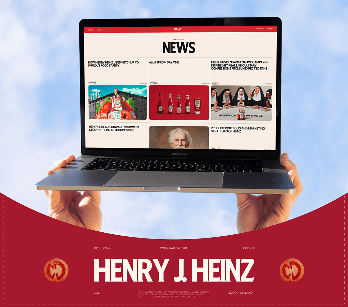 HEINZ | Corporate Website — Изображение №18 — Интерфейсы, Брендинг на Dprofile
