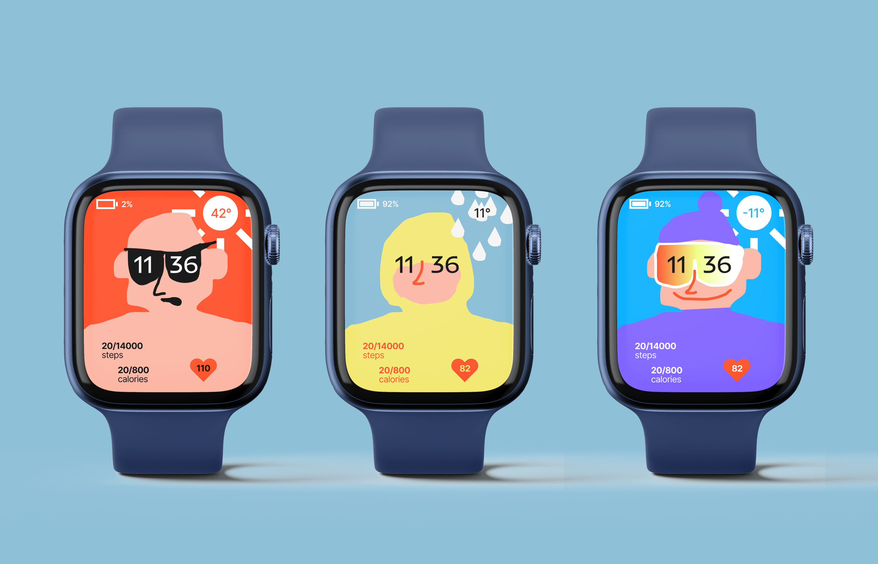 Интерфейс Apple Watch — Изображение №2 — Интерфейсы, Иллюстрация на Dprofile