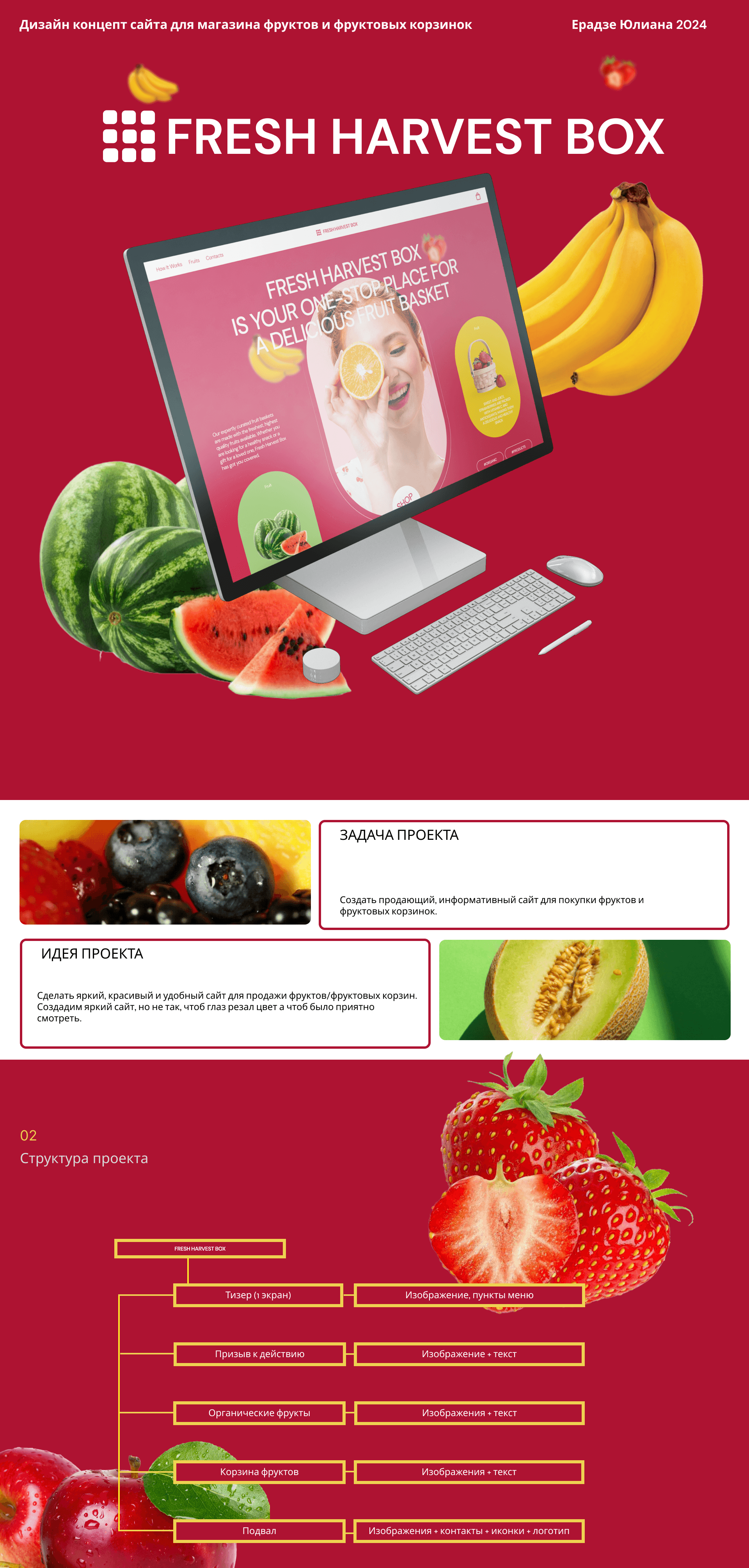 Фрукты/Фруктовые корзины — Изображение №1 — Интерфейсы, Брендинг на Dprofile