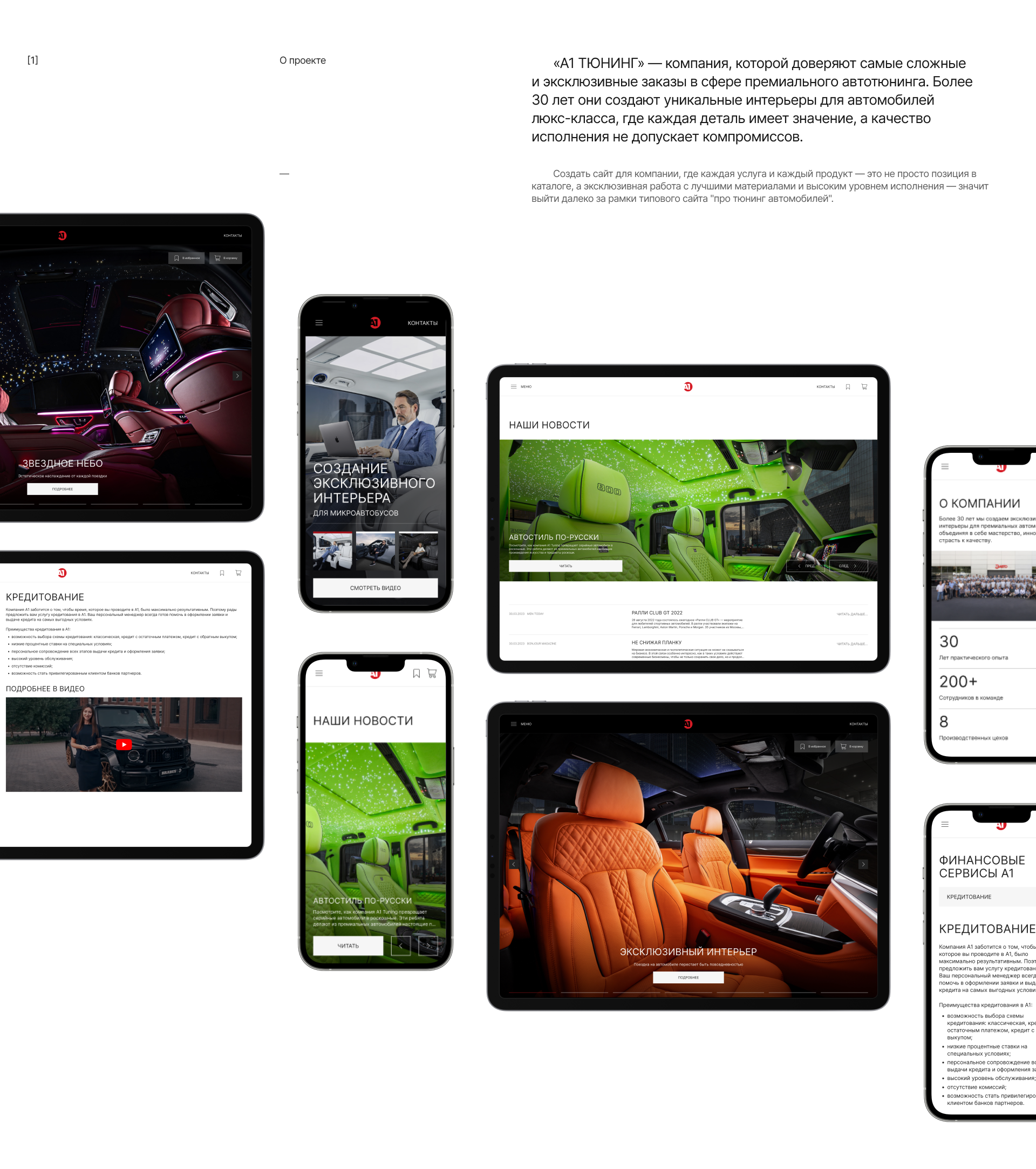 A1TUNING | web.& dev. | case — Изображение №2 — Интерфейсы на Dprofile