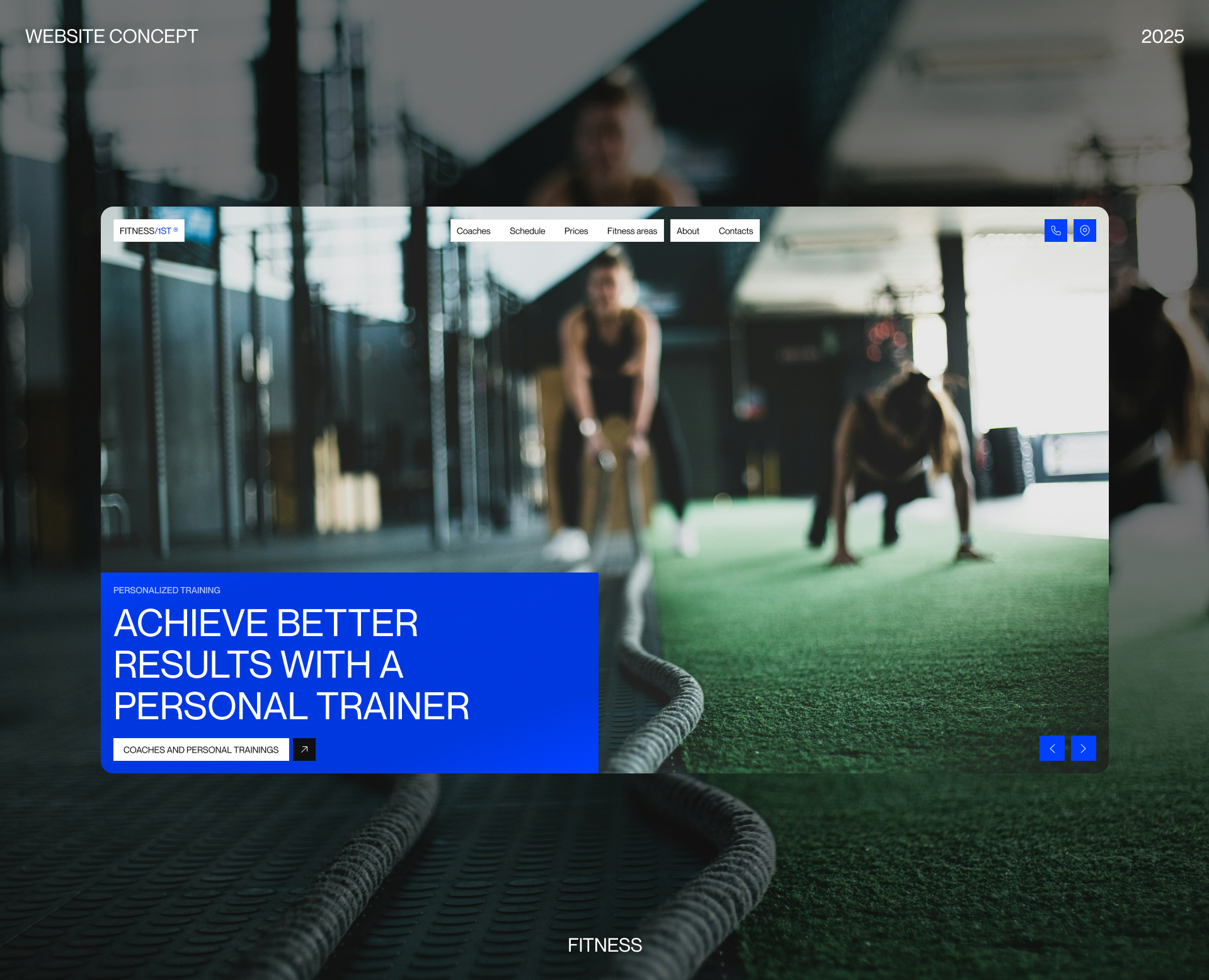 Fitness First | web. & anim. | concept на Dprofile