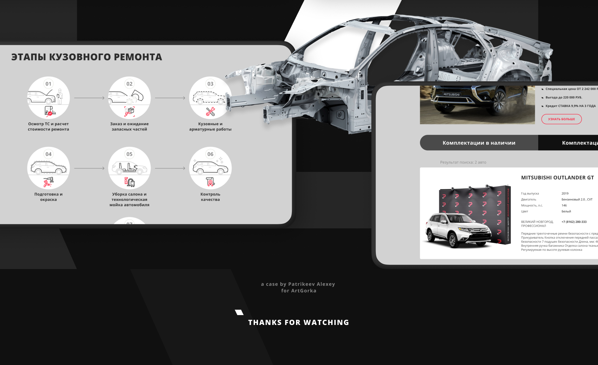 Сайт и брендинг для автомобильного центра | Профессионал — Изображение №8 — Брендинг, Интерфейсы на Dprofile