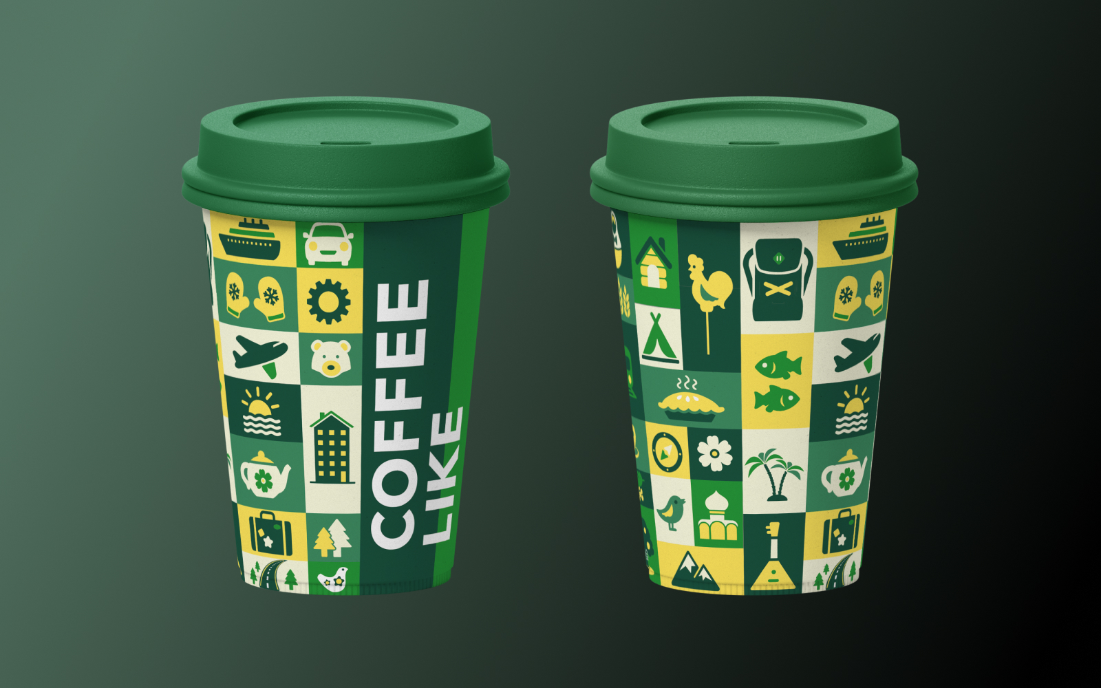 Дизайн стаканчика для кофе COFFEE LIKE — Изображение №10 — Брендинг, Графика на Dprofile