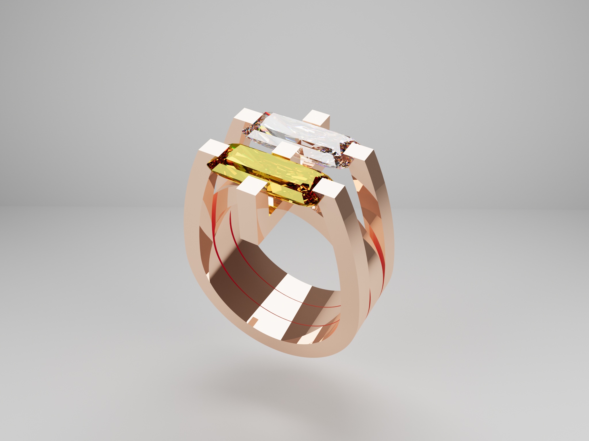 3D-модель кольца — Изображение №1 — Графика, 3D на Dprofile